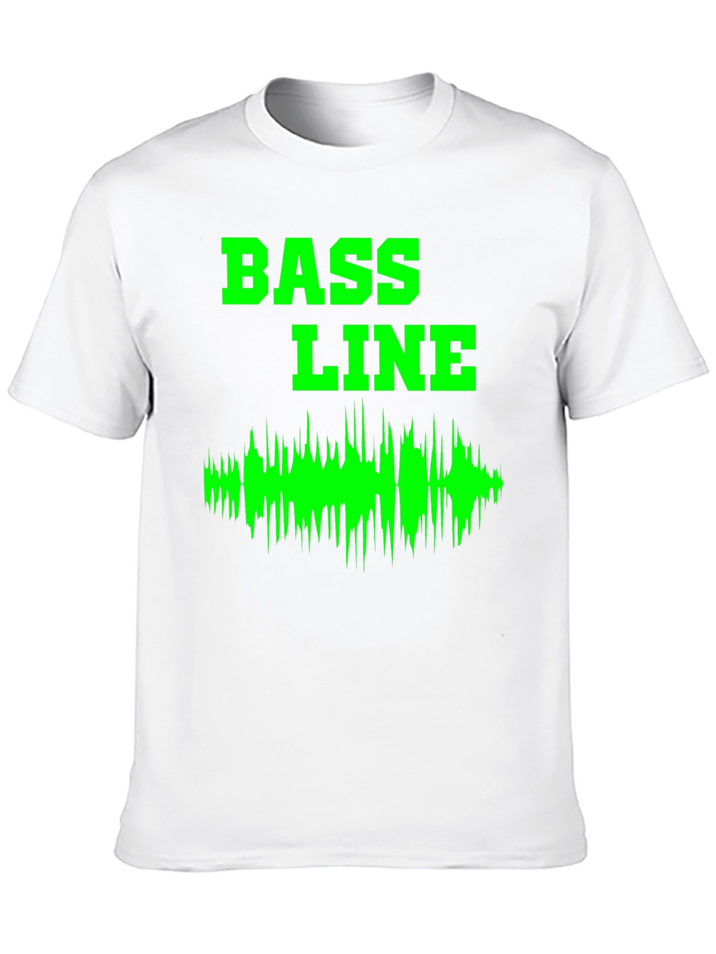 Bass Line Graphic T-Shirt - Music Lover Tee