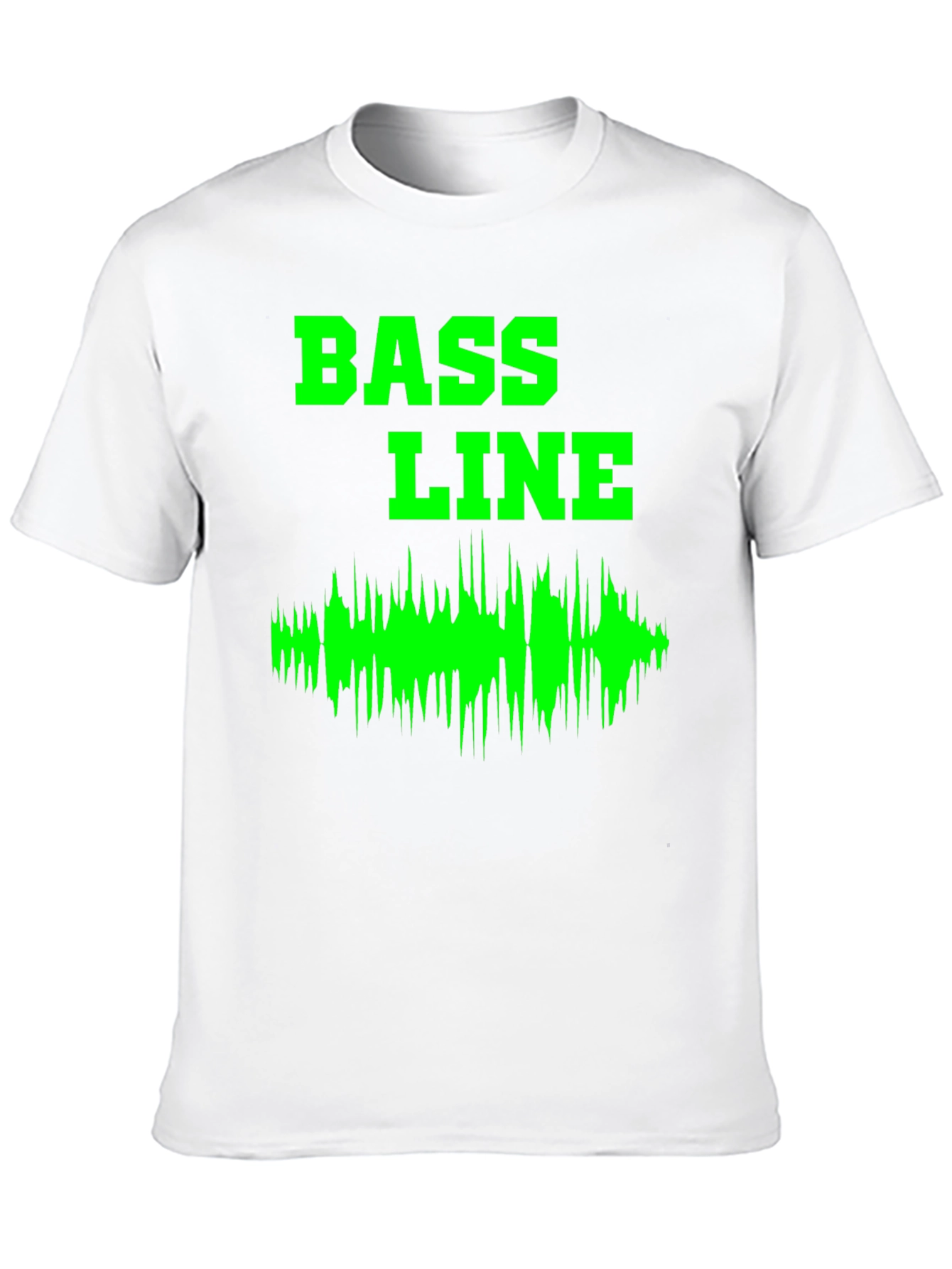 Bass Line Graphic T-Shirt - Music Lover Tee