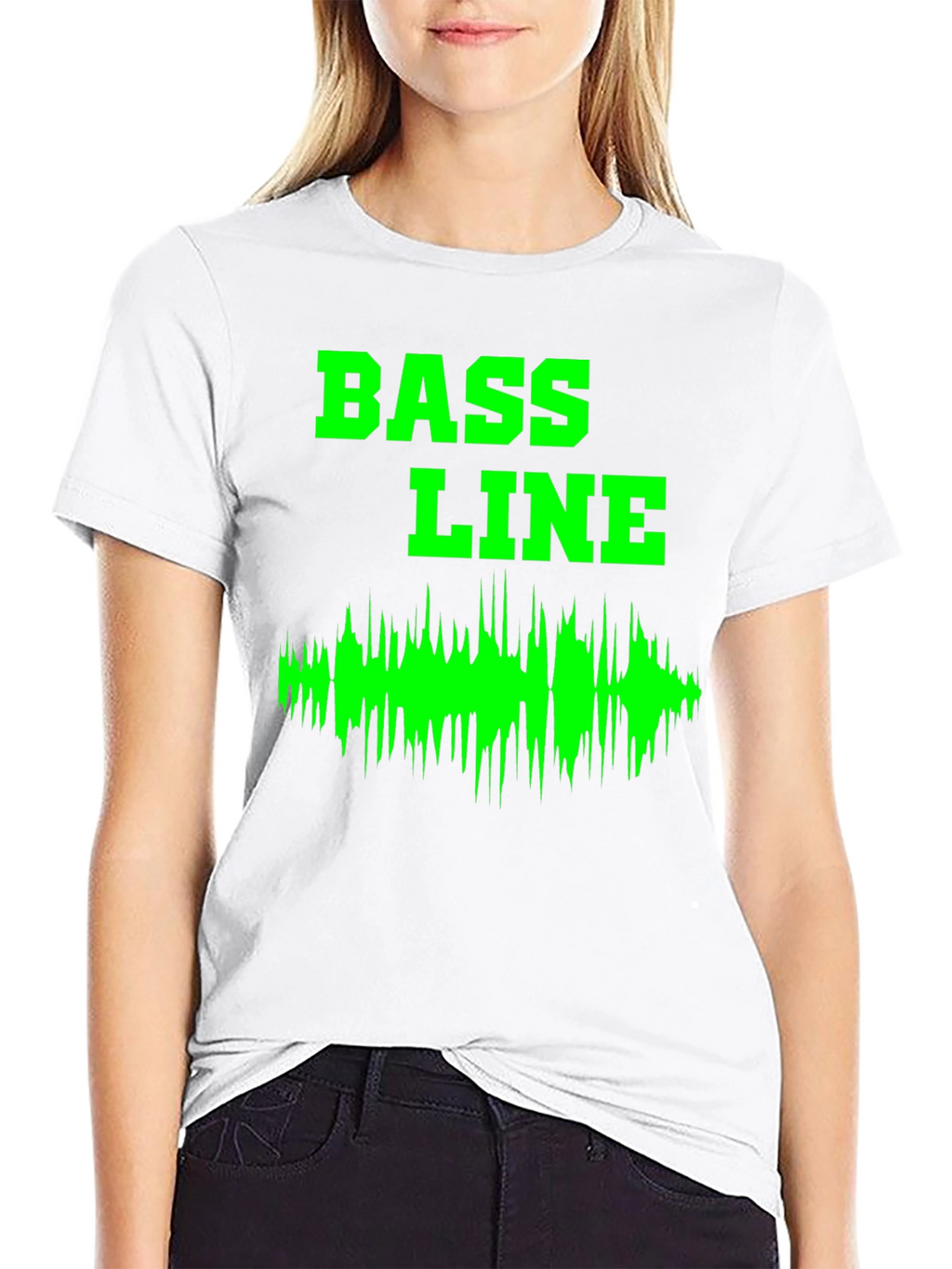 Bass Line Graphic T-Shirt - Music Lover Tee