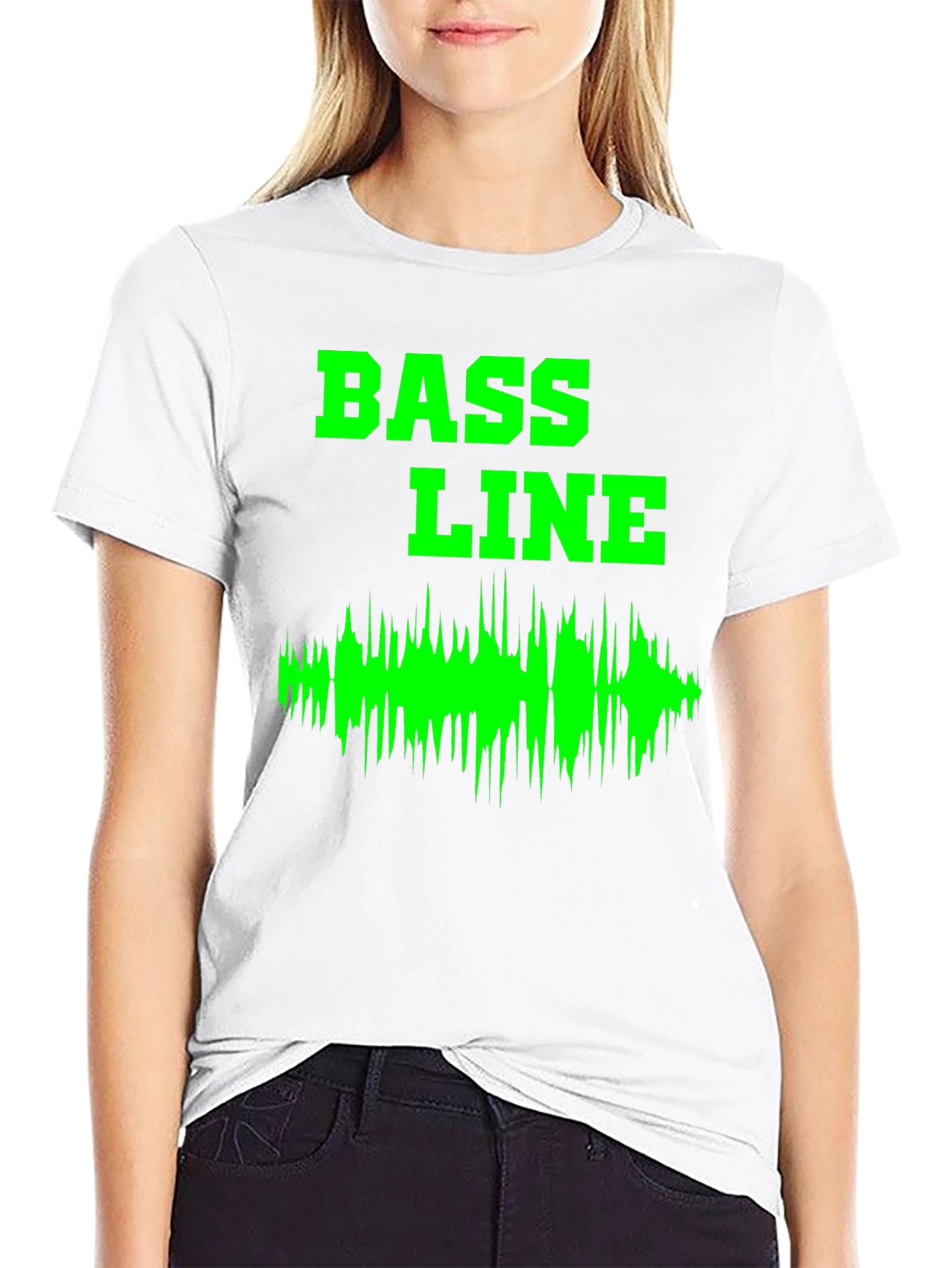 Bass Line Graphic T-Shirt - Music Lover Tee