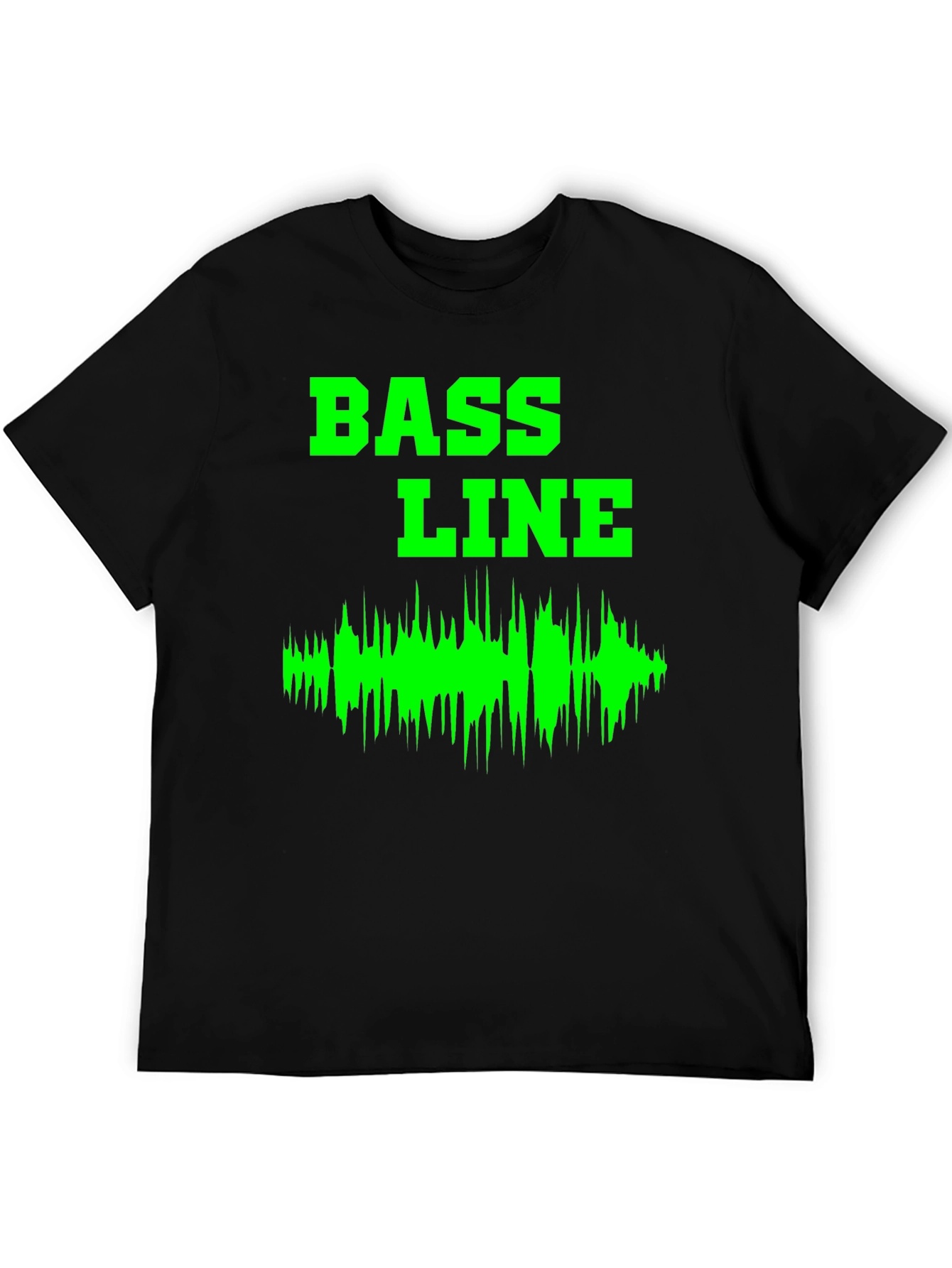 Bass Line Graphic T-Shirt - Music Lover Tee