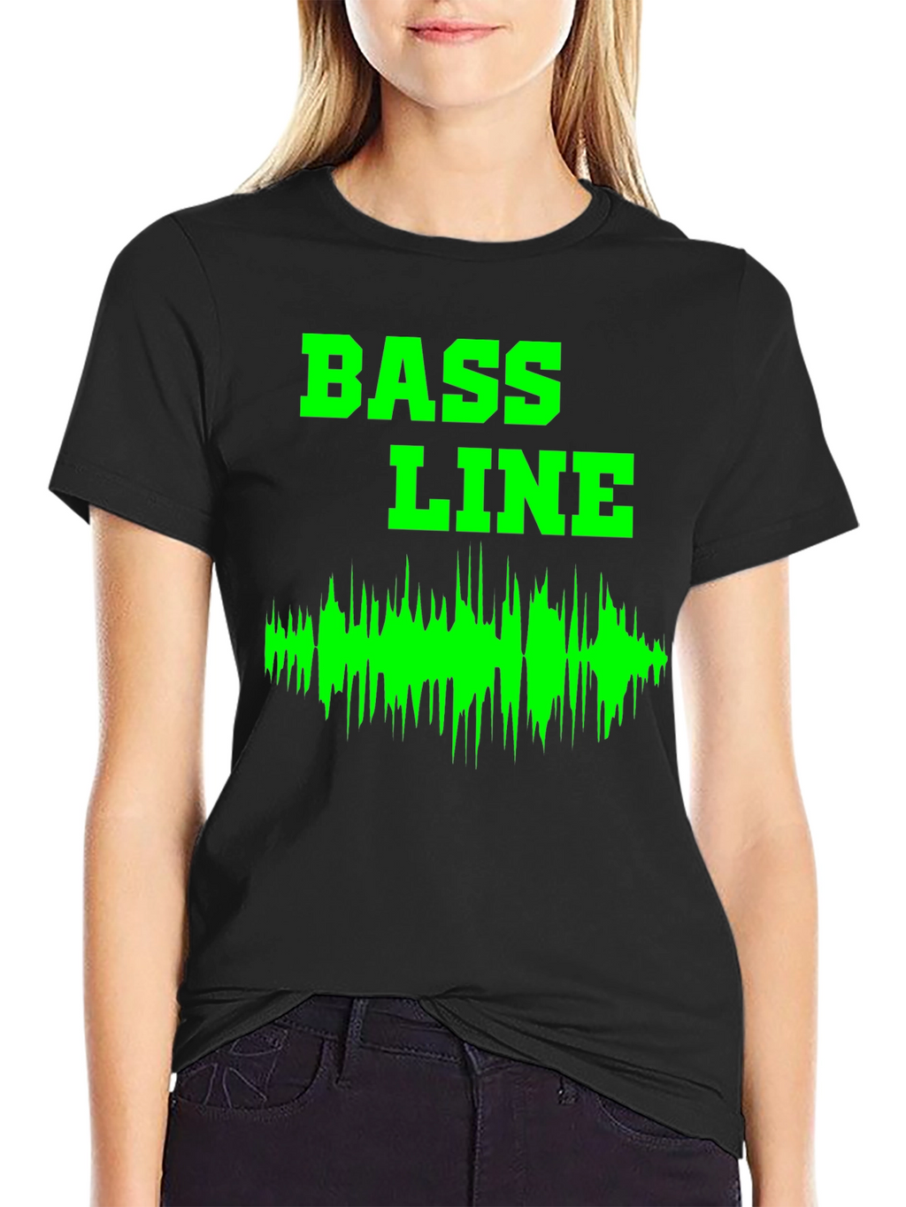 Bass Line Graphic T-Shirt - Music Lover Tee
