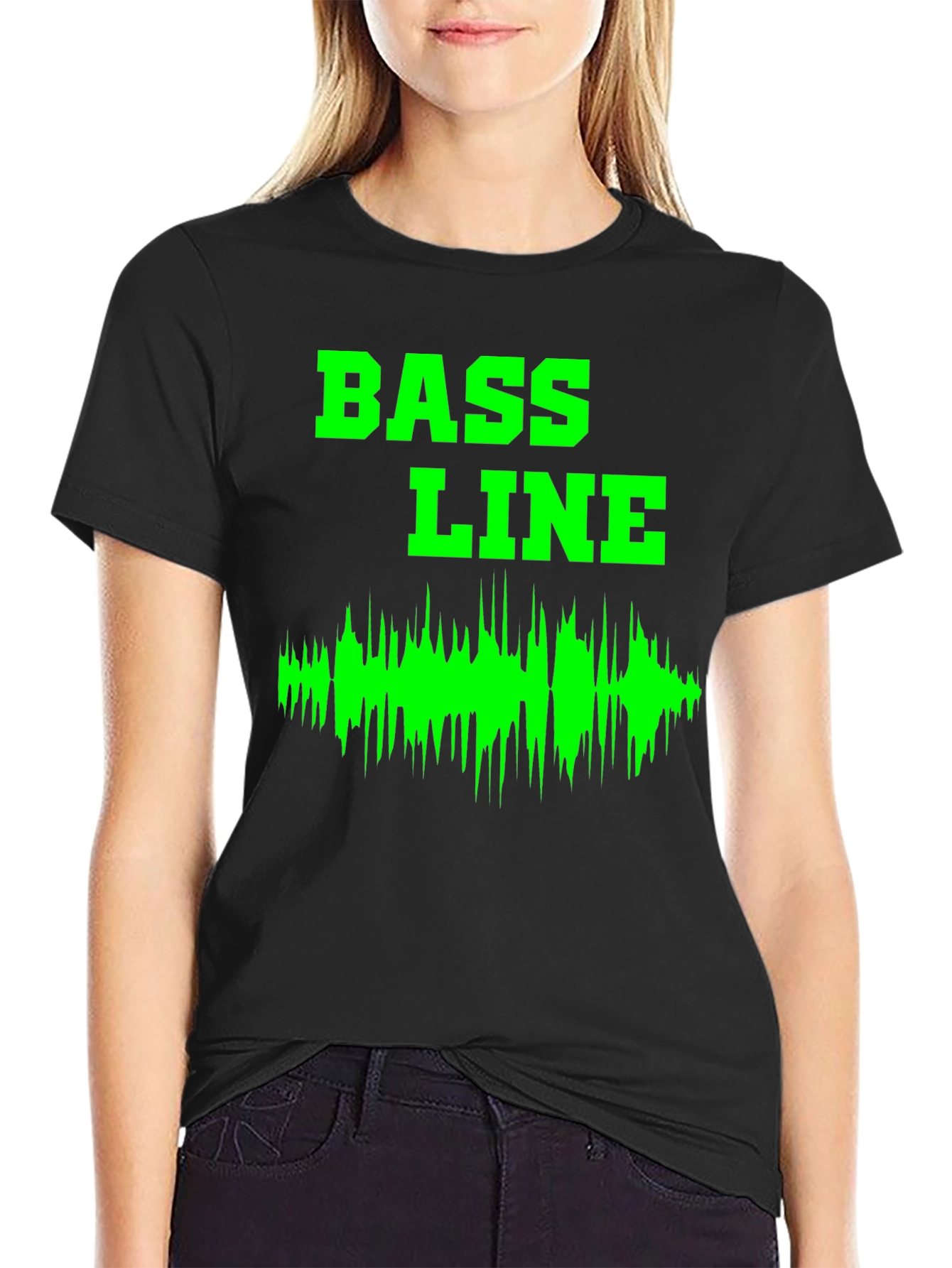 Bass Line Graphic T-Shirt - Music Lover Tee