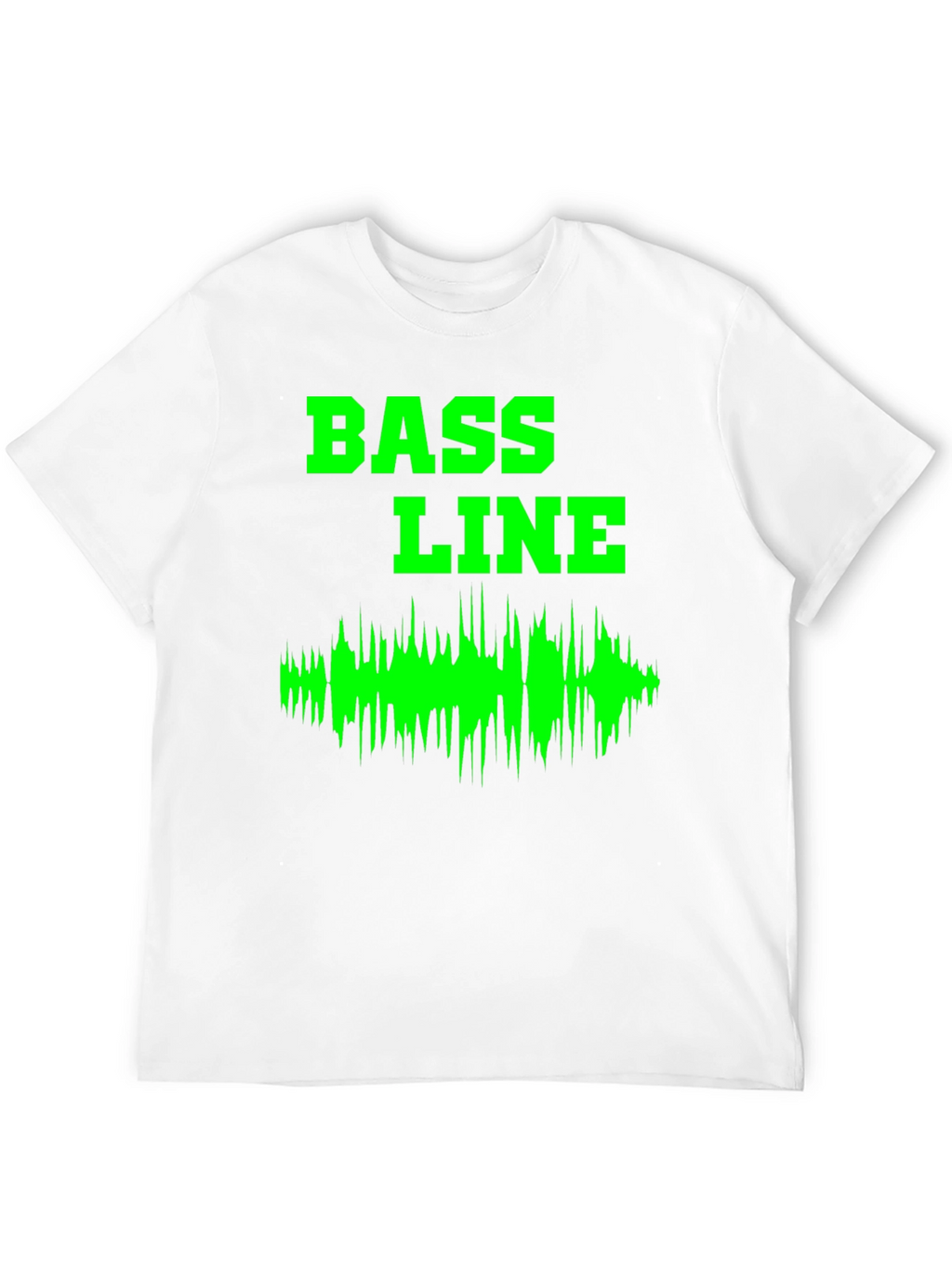 Bass Line Graphic T-Shirt - Music Lover Tee