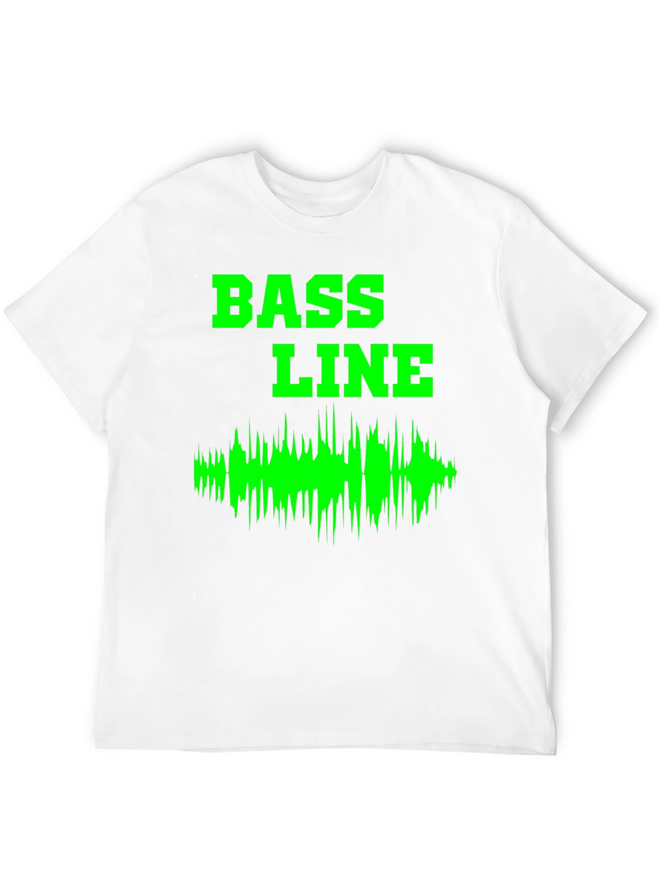 Bass Line Graphic T-Shirt - Music Lover Tee
