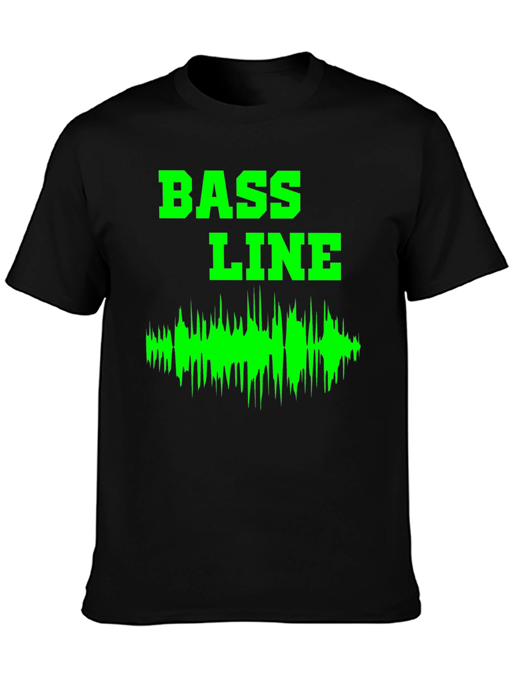 Bass Line Graphic T-Shirt - Music Lover Tee