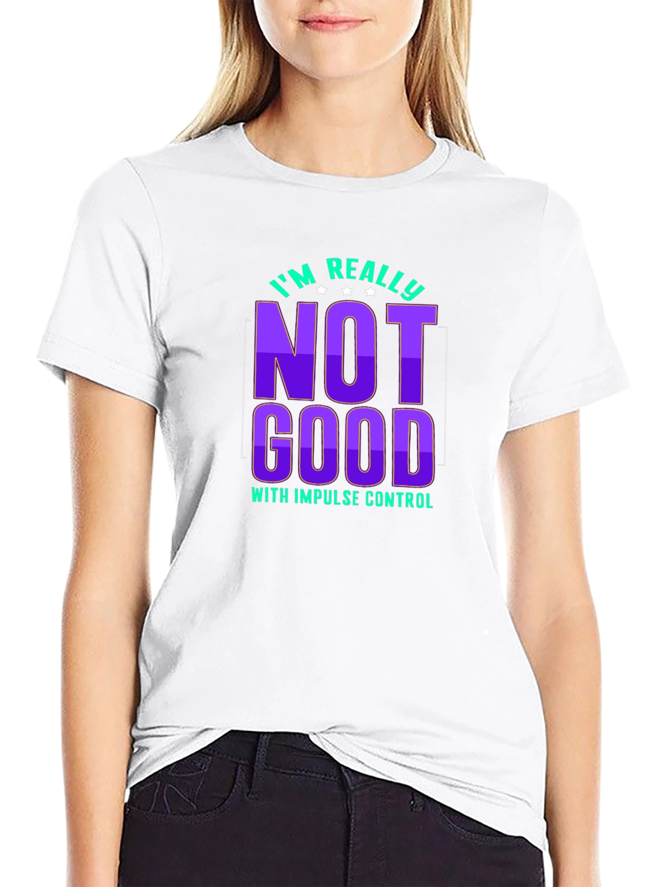 Impulse Control Graphic Tee - Sarcastic Humor T-Shirt
