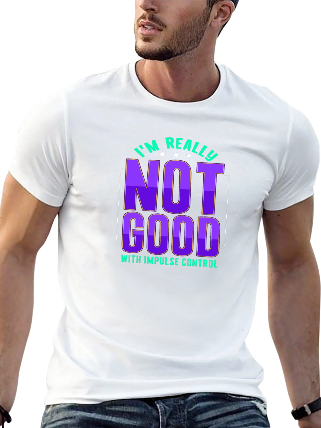 Impulse Control Graphic Tee - Sarcastic Humor T-Shirt