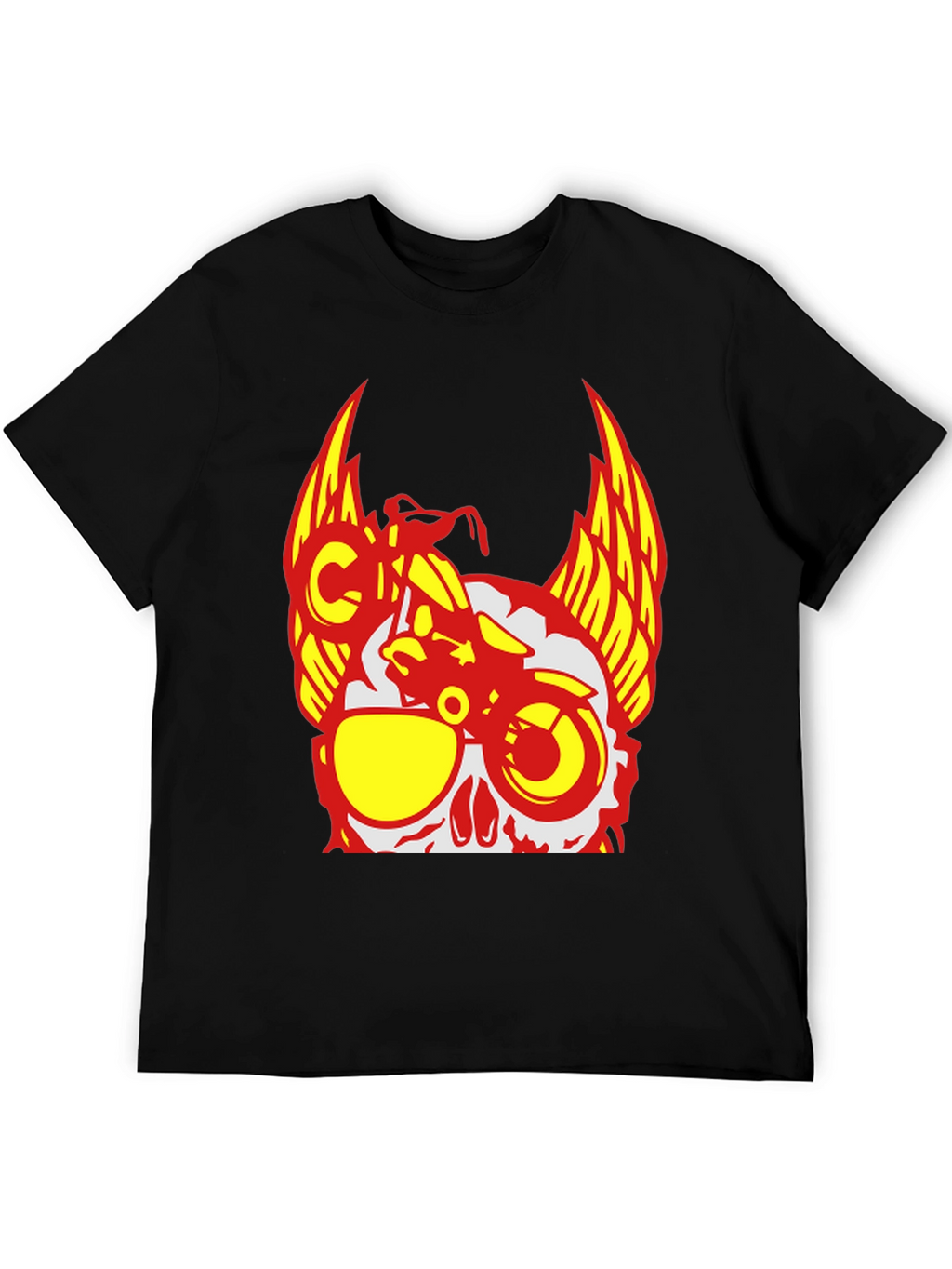 Skull Rider T-Shirt - Edgy Graphic Tee