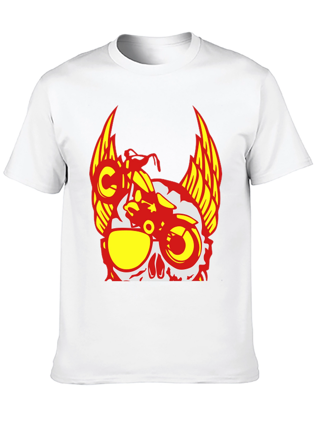 Skull Rider T-Shirt - Edgy Graphic Tee