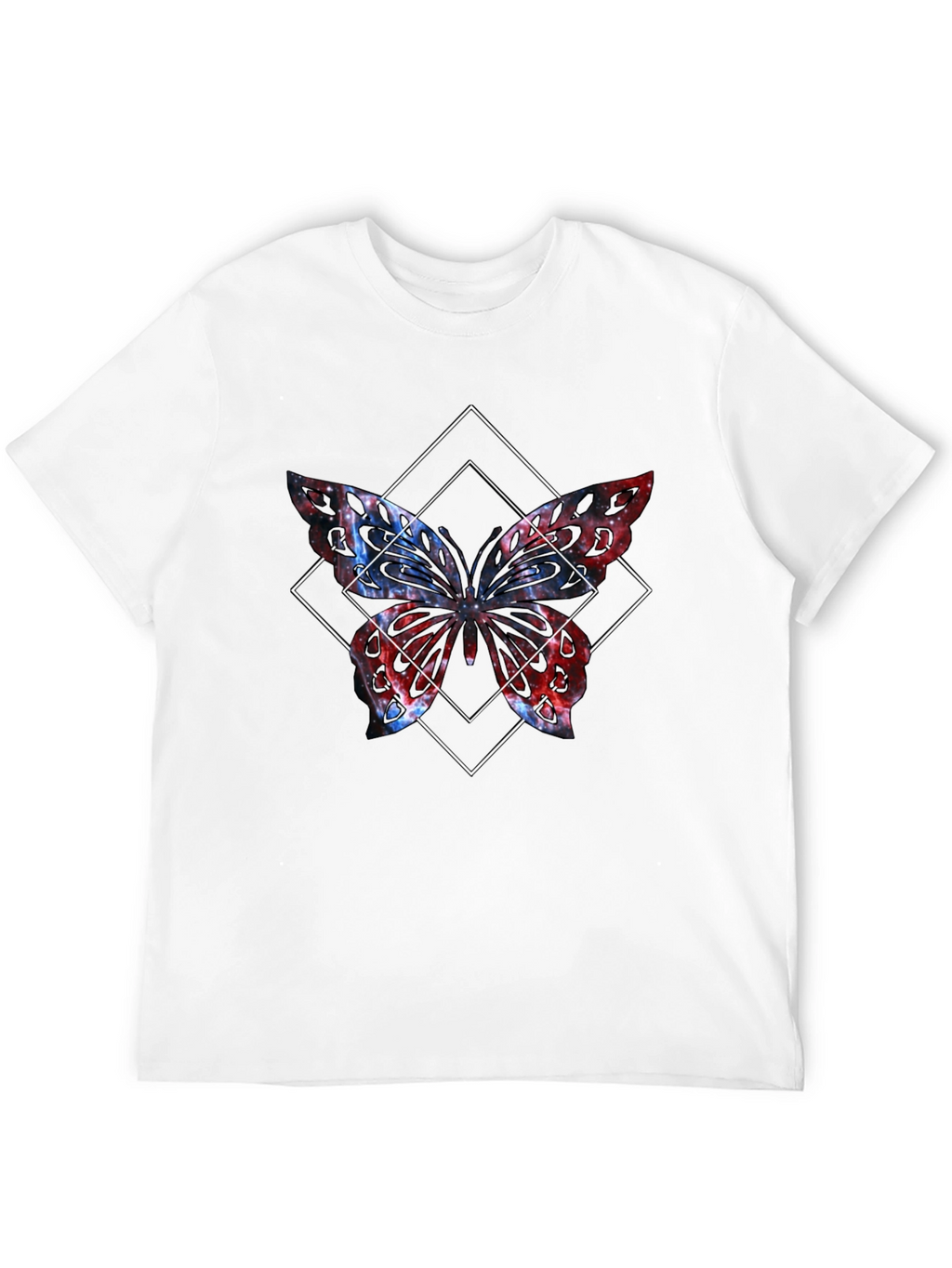 Butterfly Graphic Tee - Mens Black T-Shirt