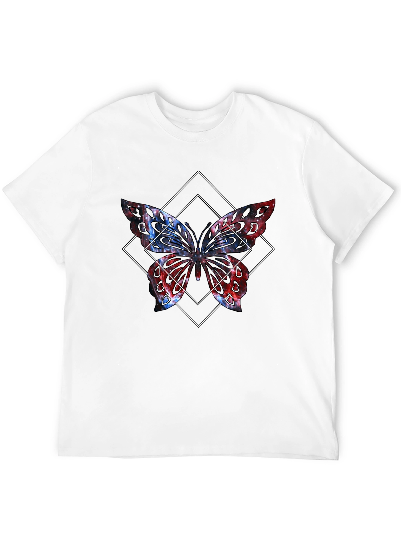 Butterfly Graphic Tee - Mens Black T-Shirt