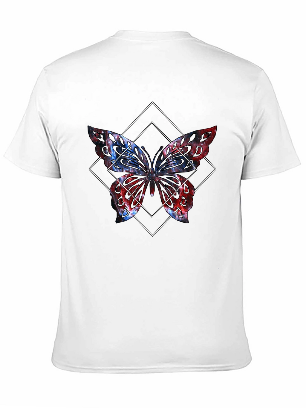 Butterfly Graphic Tee - Mens Black T-Shirt