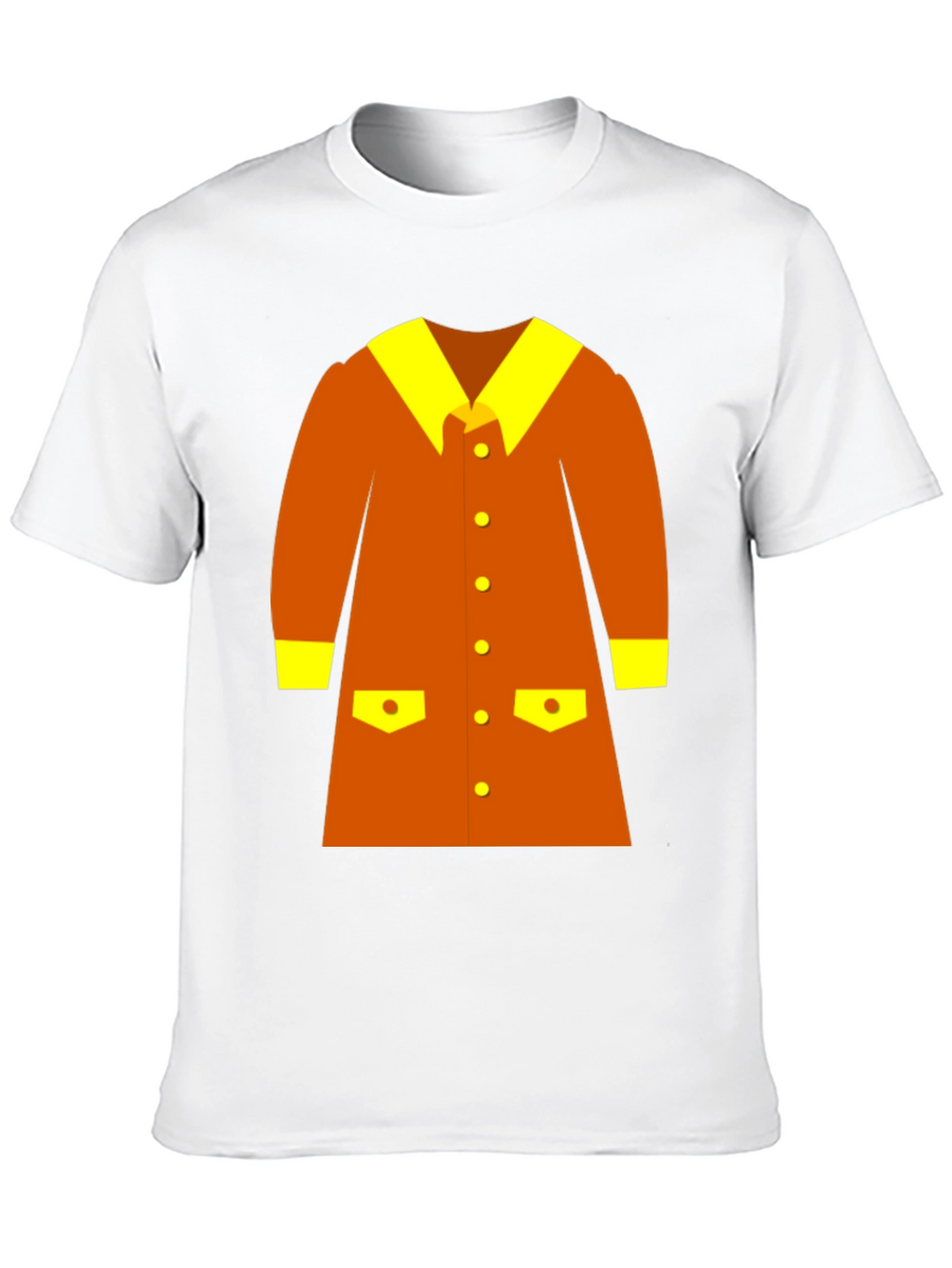 Retro Cartoon Coat Graphic Tee - Black