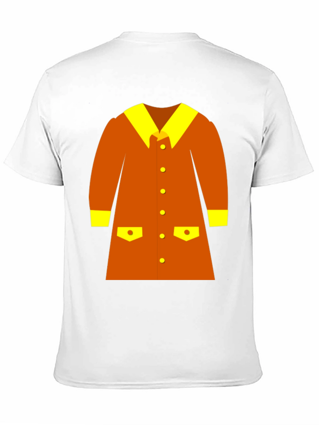 Retro Cartoon Coat Graphic Tee - Black