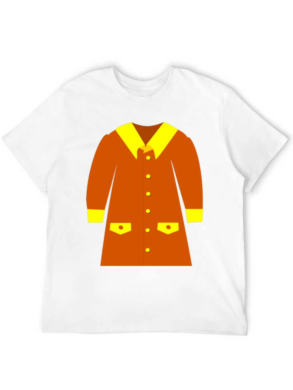 Retro Cartoon Coat Graphic Tee - Black