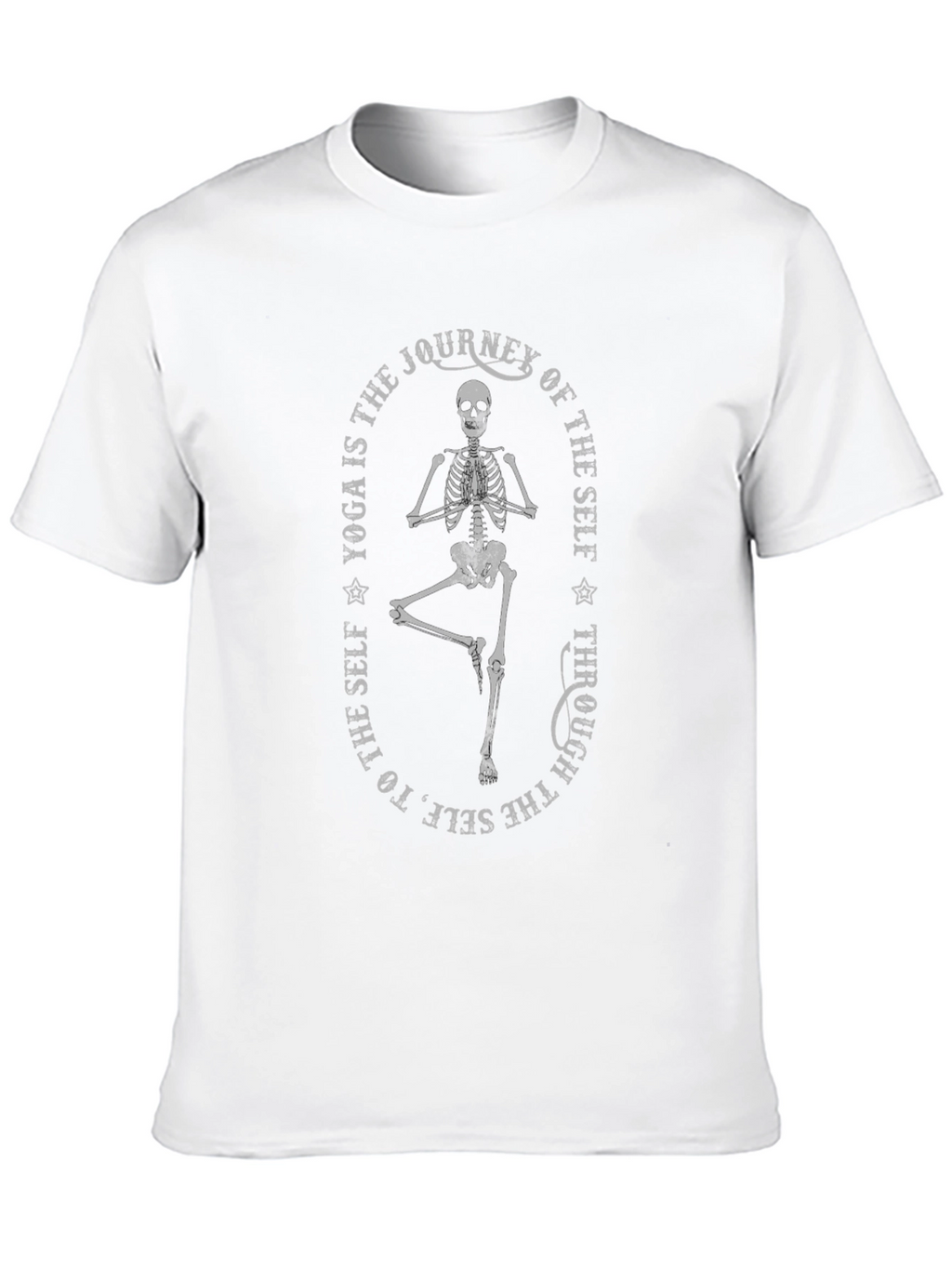 Yoga Skeleton T-Shirt: Journey of Self