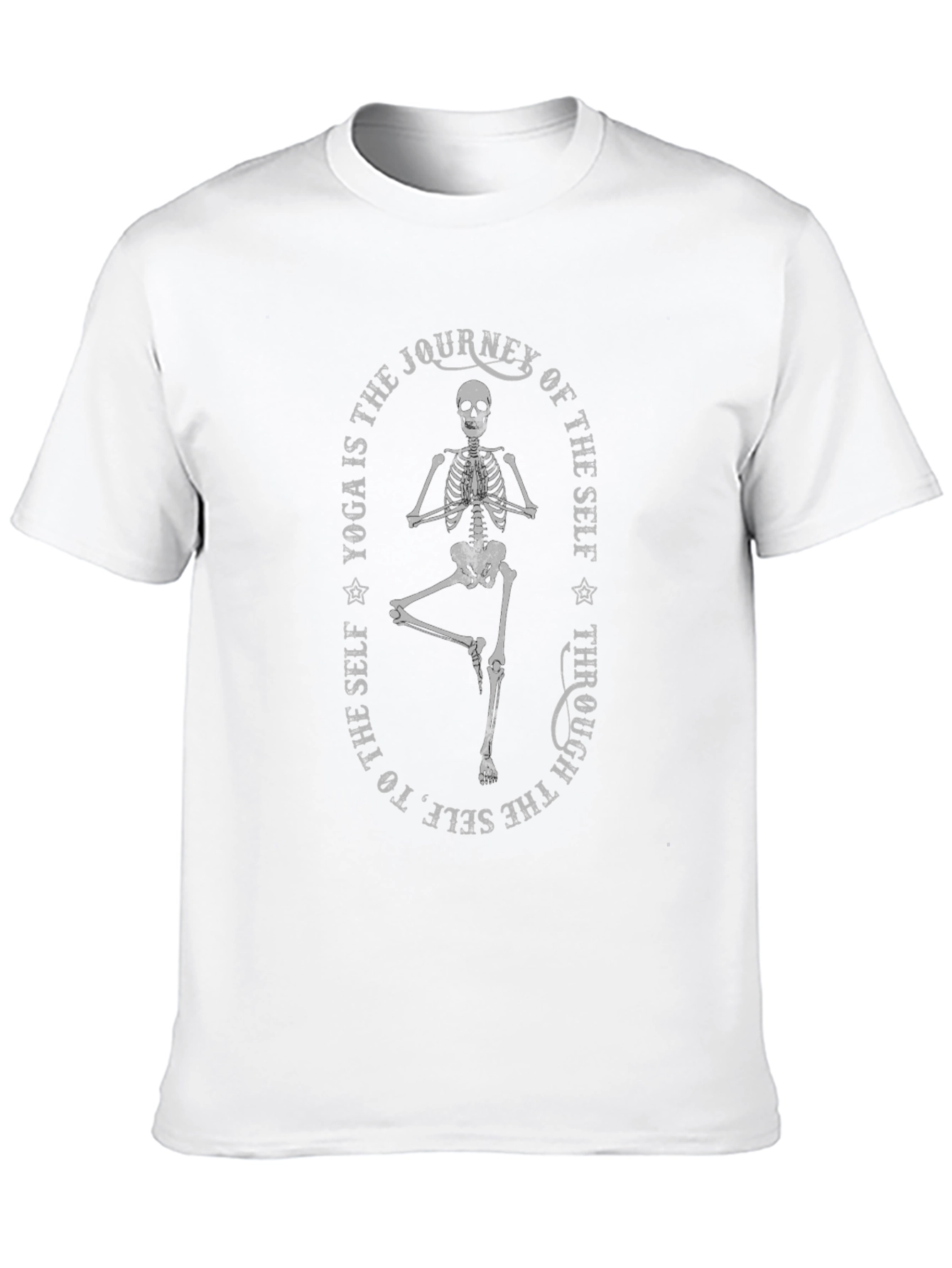 Yoga Skeleton T-Shirt: Journey of Self