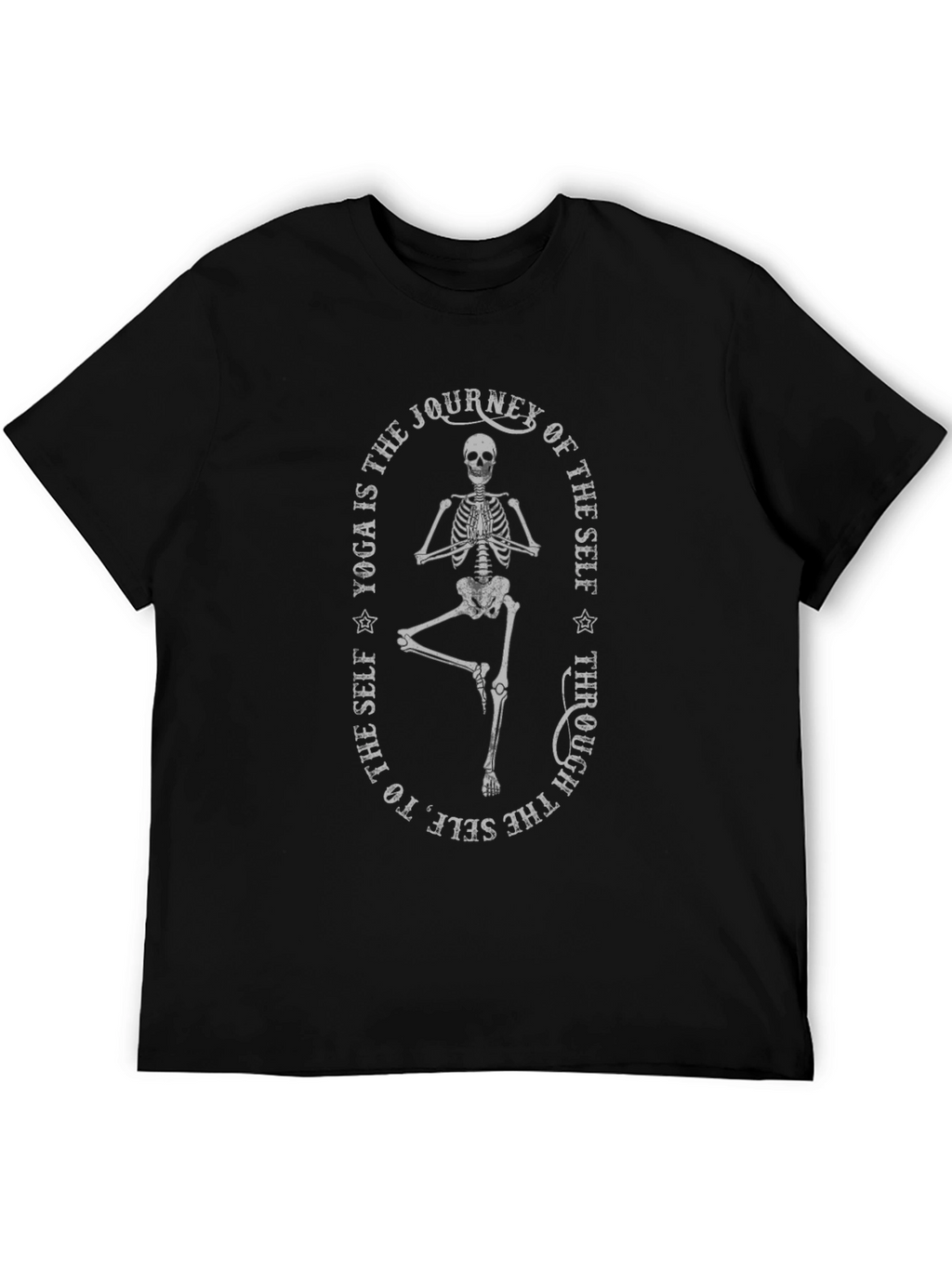 Yoga Skeleton T-Shirt: Journey of Self