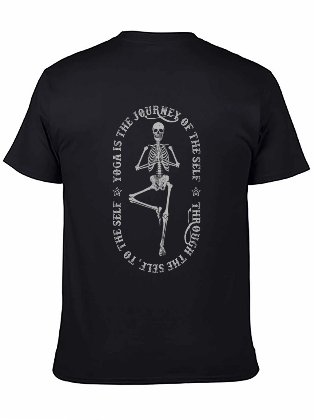 Yoga Skeleton T-Shirt: Journey of Self