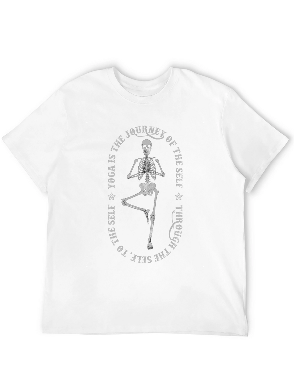 Yoga Skeleton T-Shirt: Journey of Self