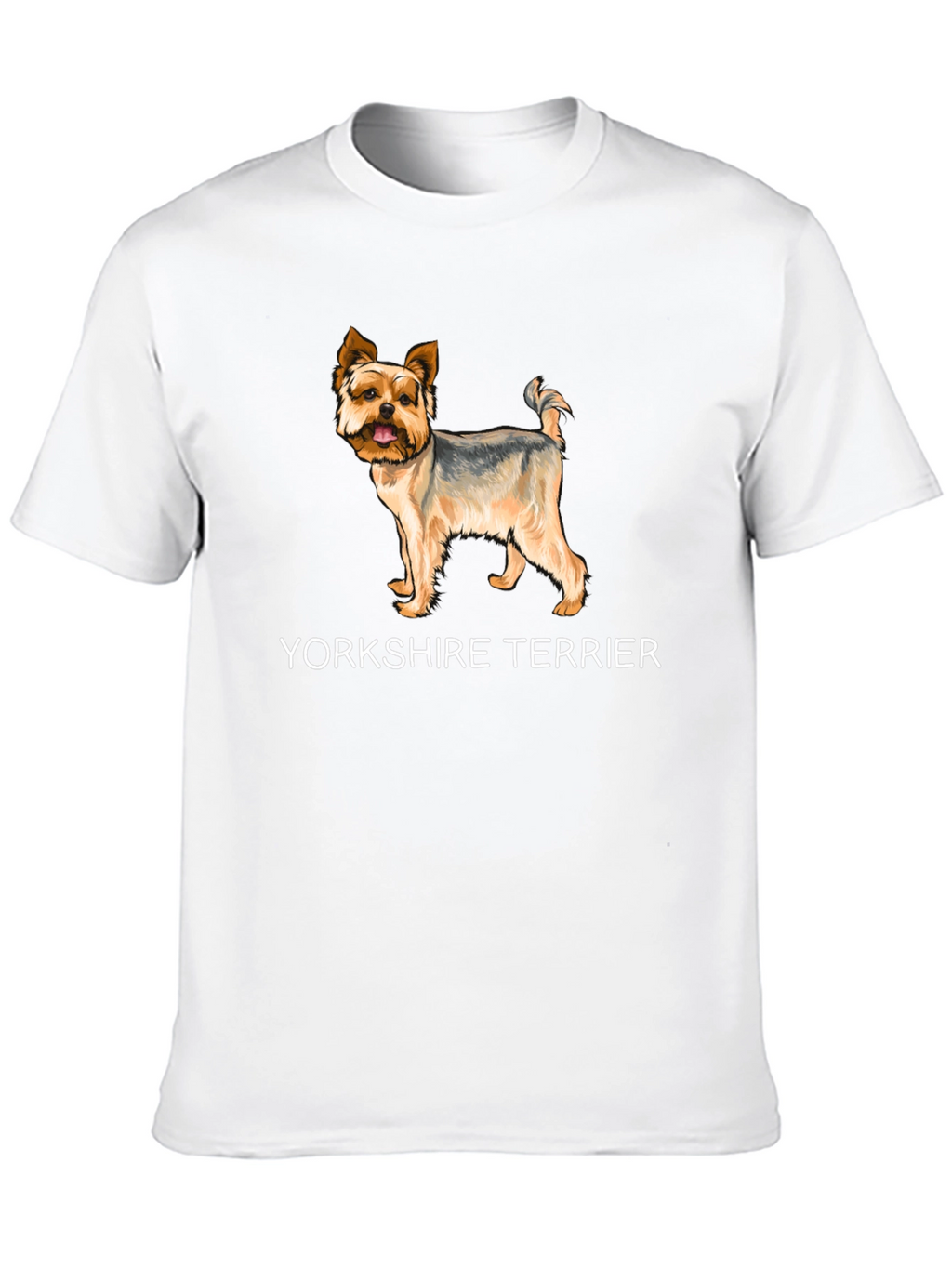 Yorkshire Terrier Graphic Black T-Shirt