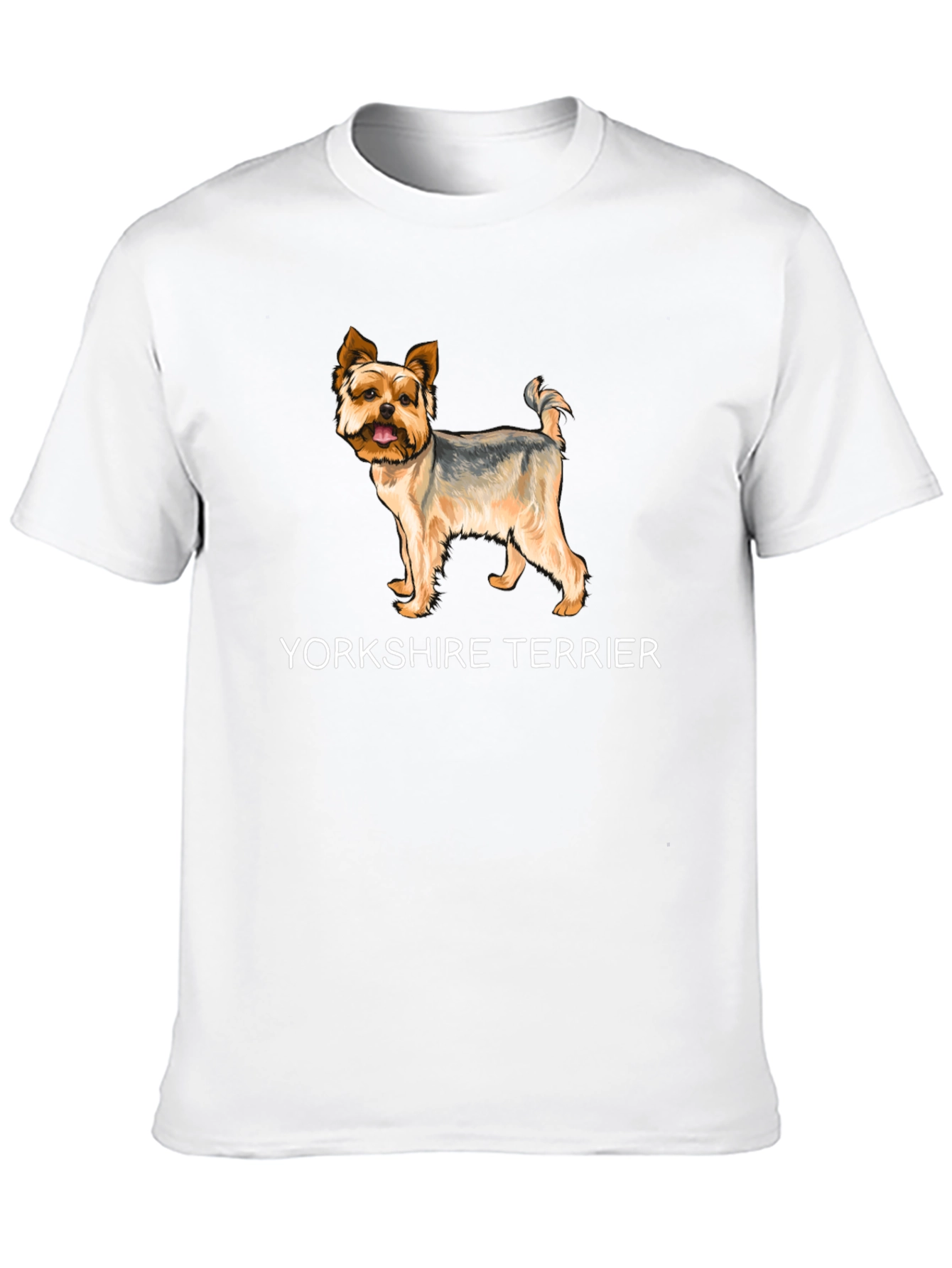 Yorkshire Terrier Graphic Black T-Shirt