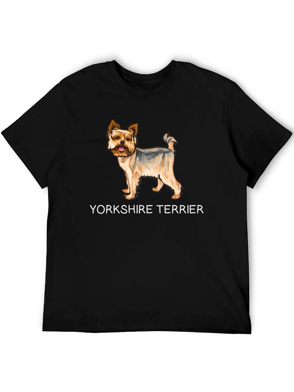 Yorkshire Terrier Graphic Black T-Shirt