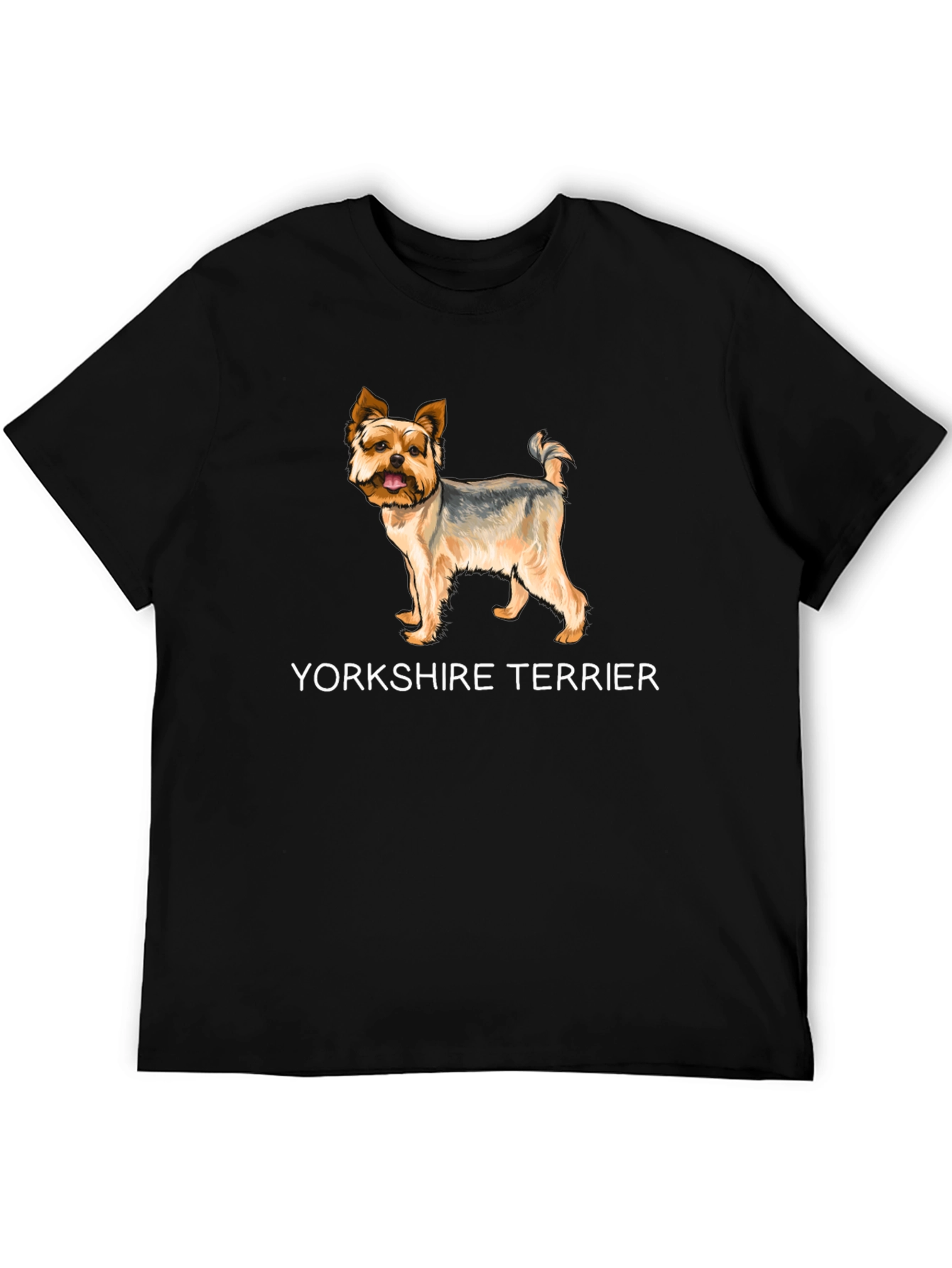 Yorkshire Terrier Graphic Black T-Shirt