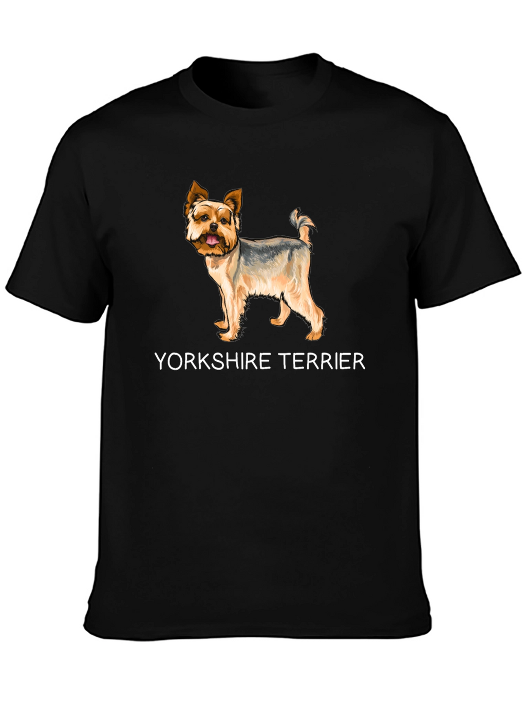 Yorkshire Terrier Graphic Black T-Shirt