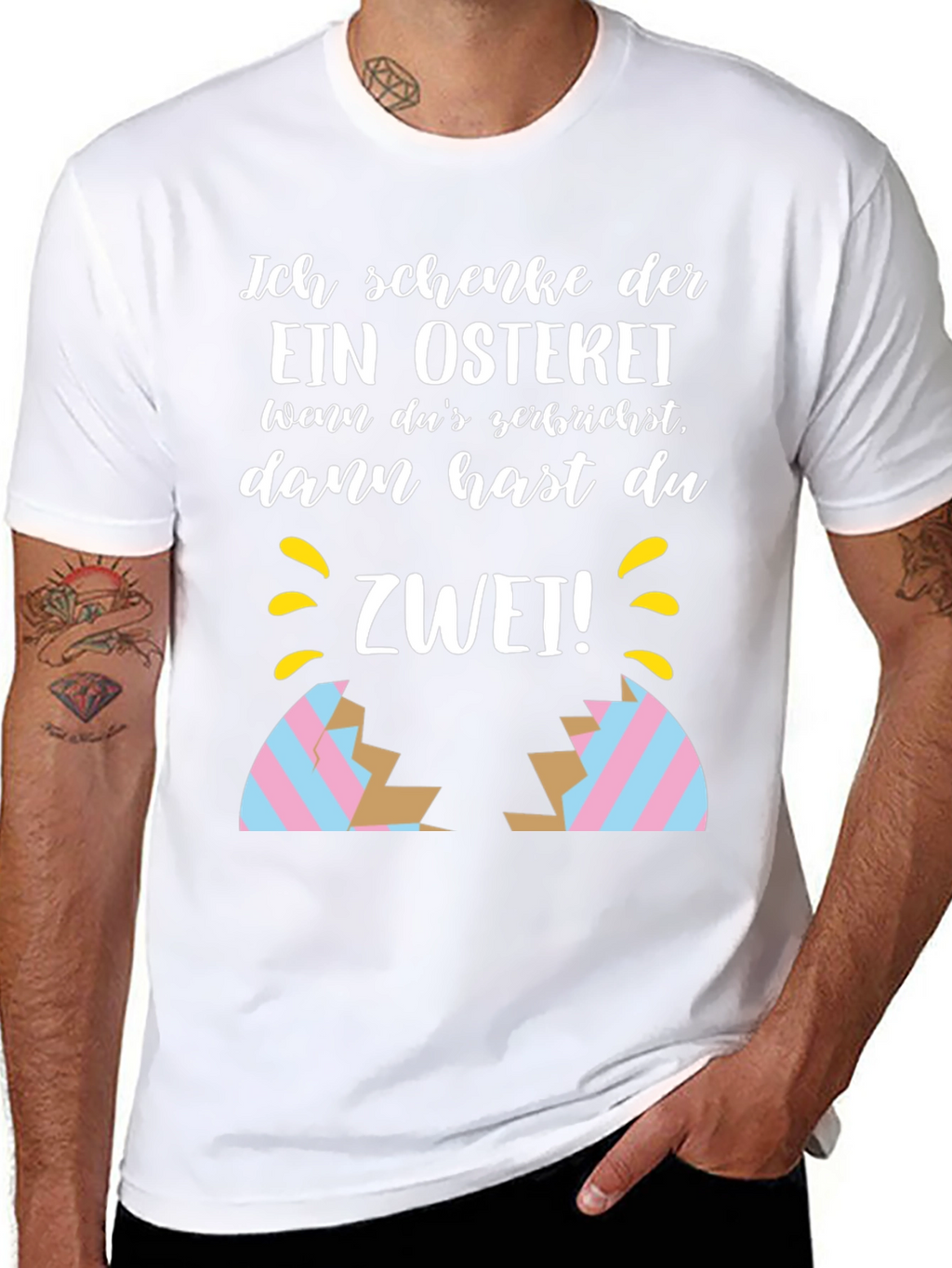 Easter Egg Cracking Humor T-Shirt
