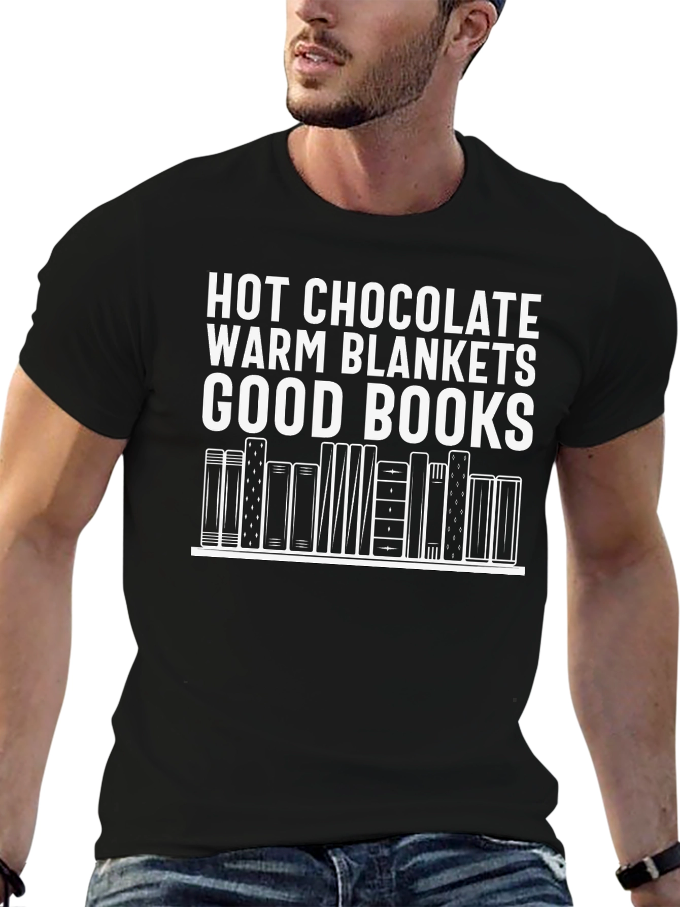 Hot Chocolate Blankets Books T-Shirt