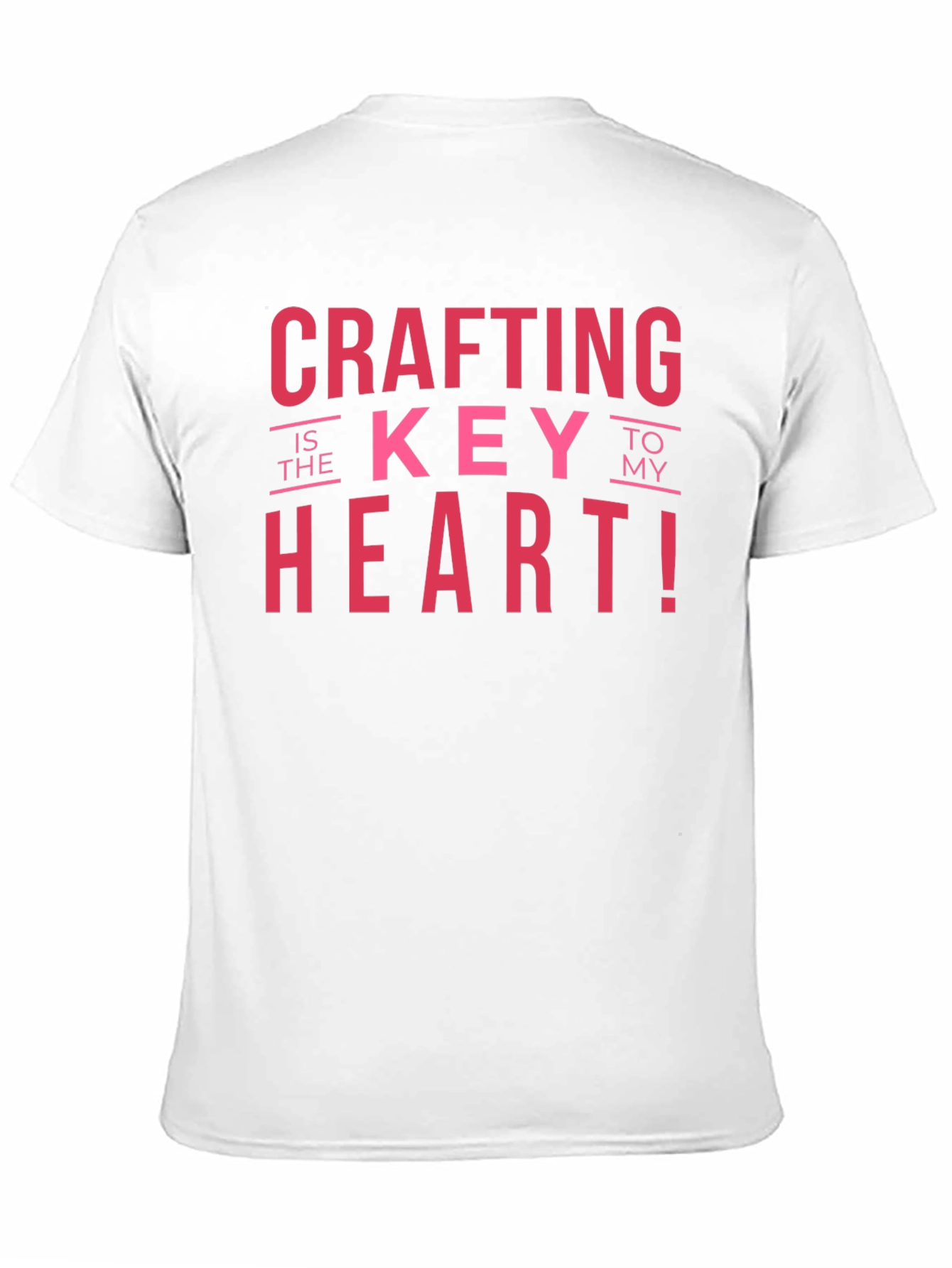 Crafting is Key to My Heart Black T-Shirt