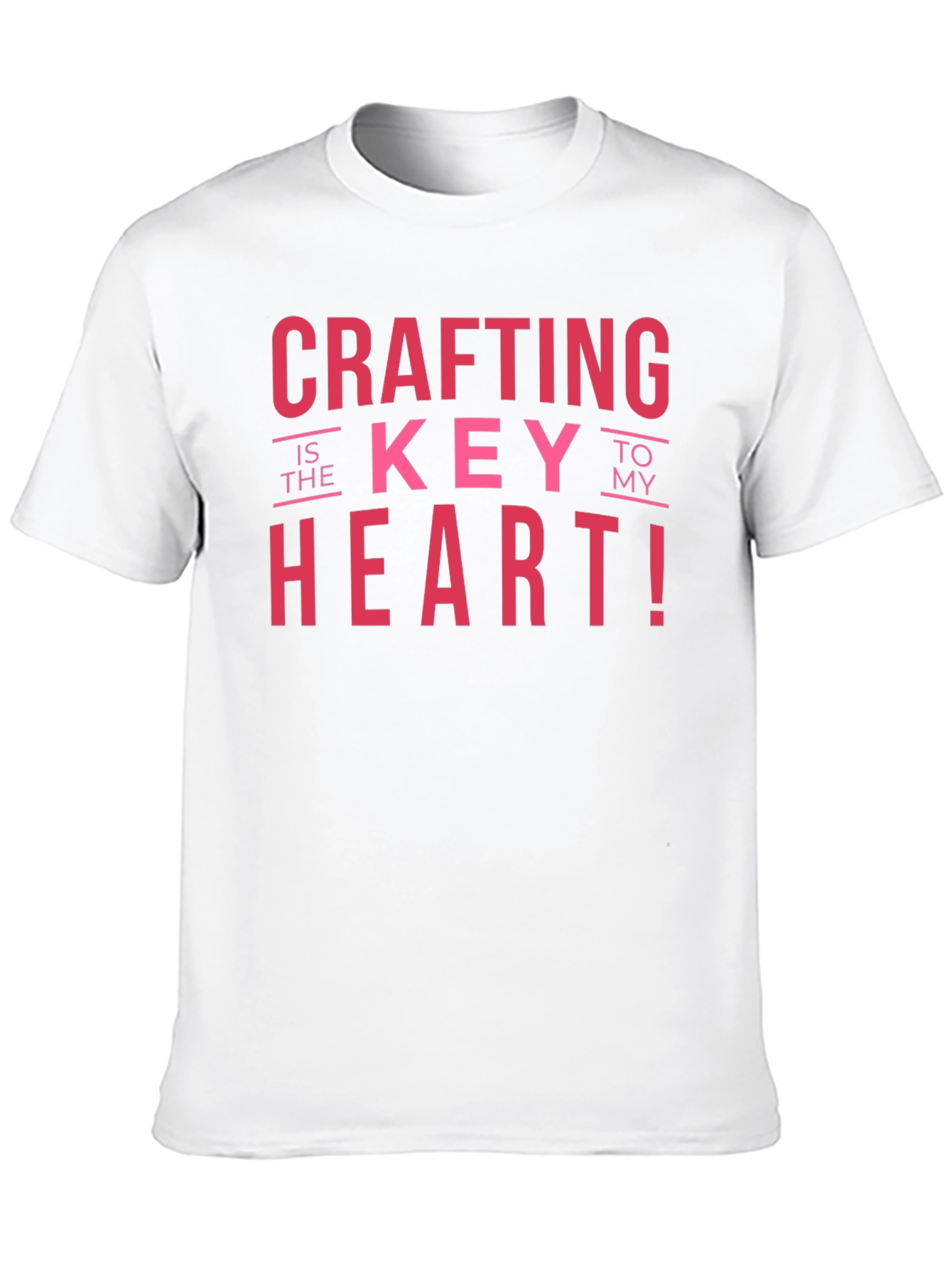 Crafting is Key to My Heart Black T-Shirt