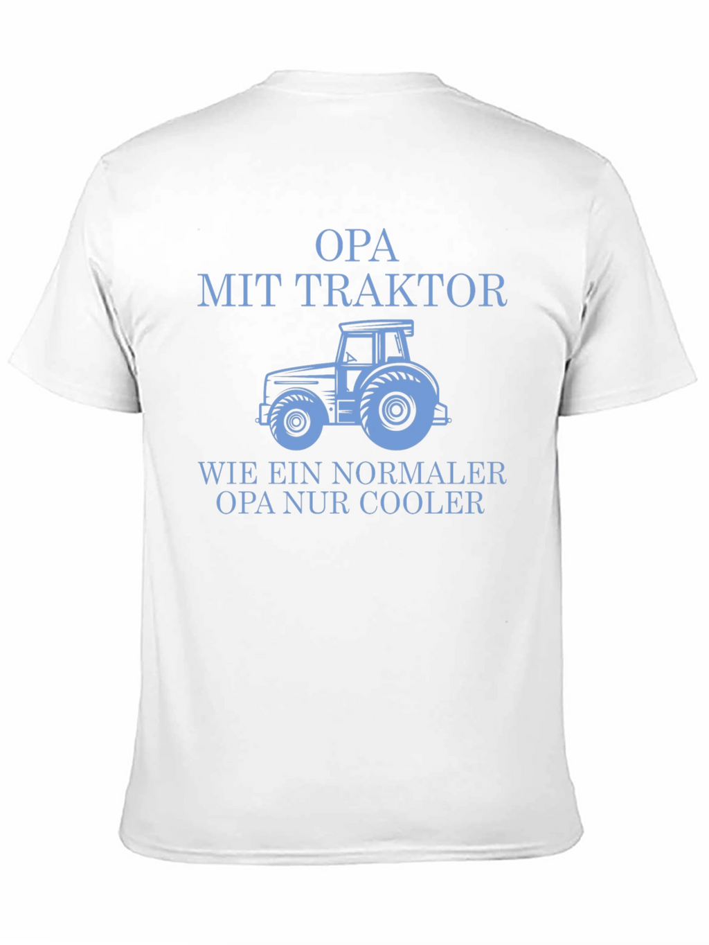 Opa Mit Traktor T-Shirt - Cool Grandfather Tee