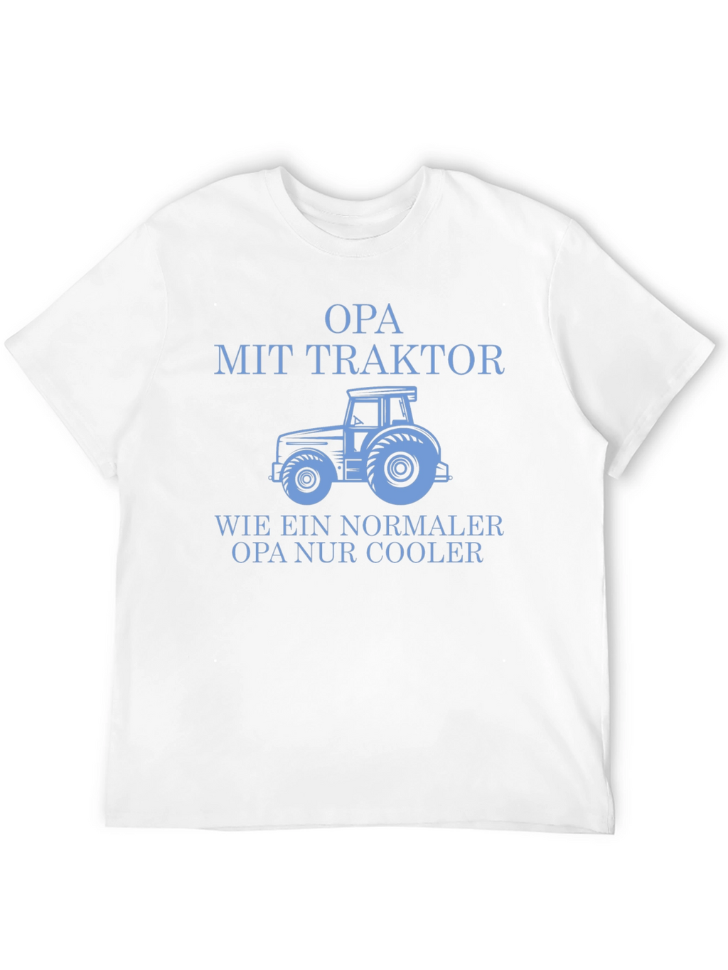 Opa Mit Traktor T-Shirt - Cool Grandfather Tee