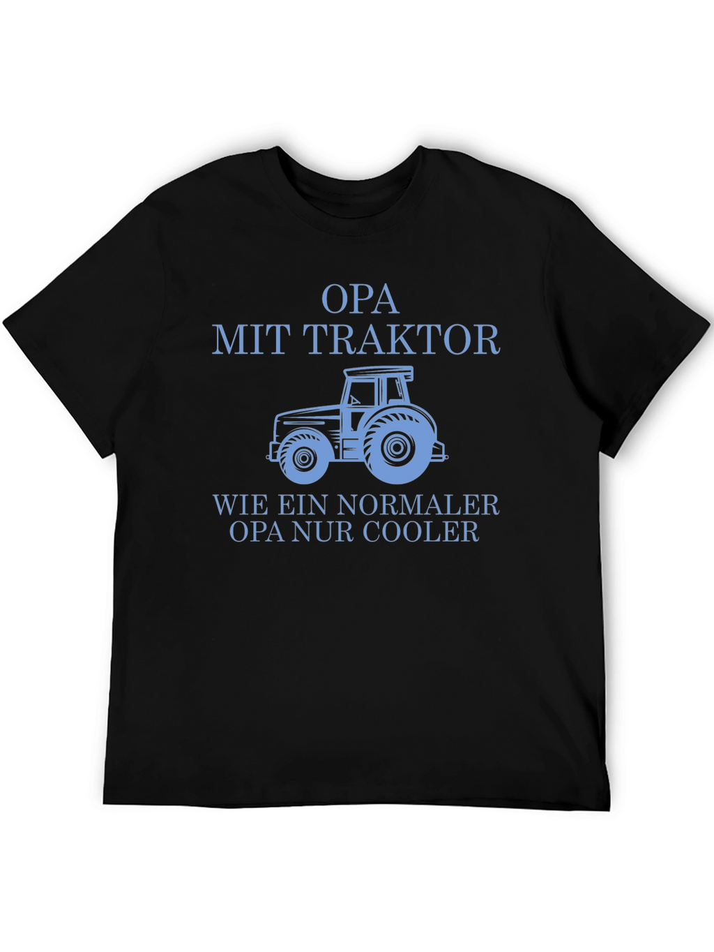Opa Mit Traktor T-Shirt - Cool Grandfather Tee
