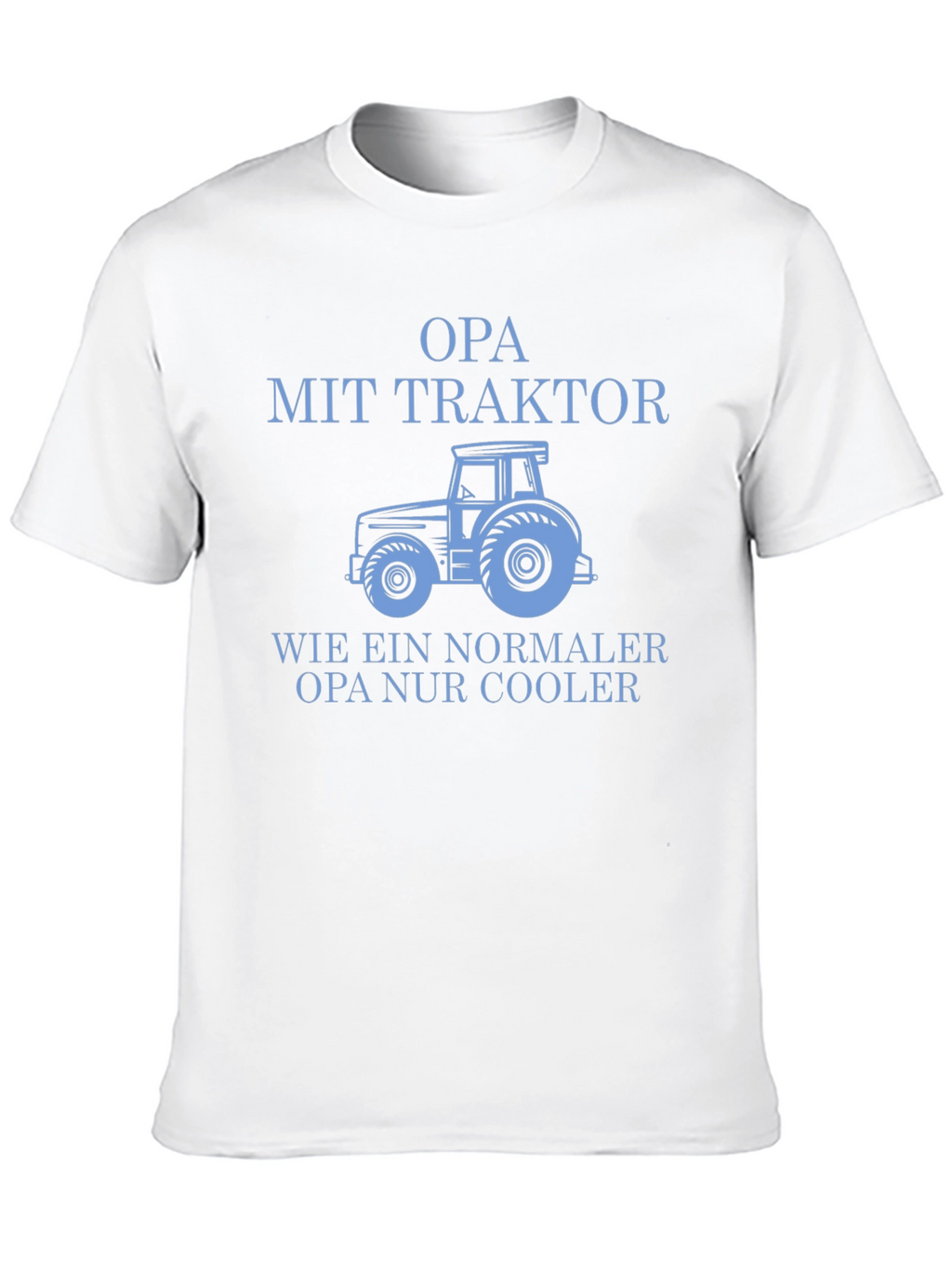 Opa Mit Traktor T-Shirt - Cool Grandfather Tee