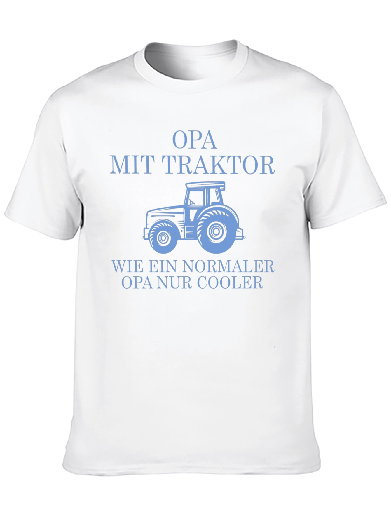 Opa Mit Traktor T-Shirt - Cool Grandfather Tee