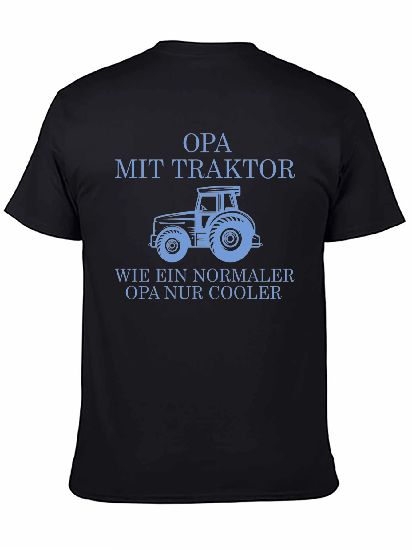 Opa Mit Traktor T-Shirt - Cool Grandfather Tee