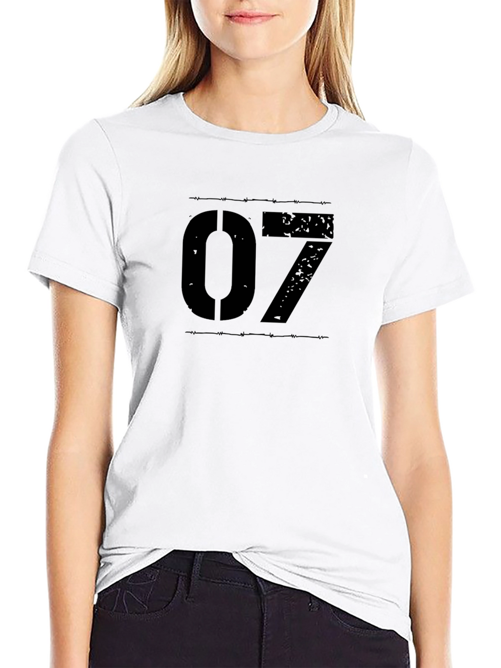 Edgy 07 Graphic Black T-Shirt - Urban Style