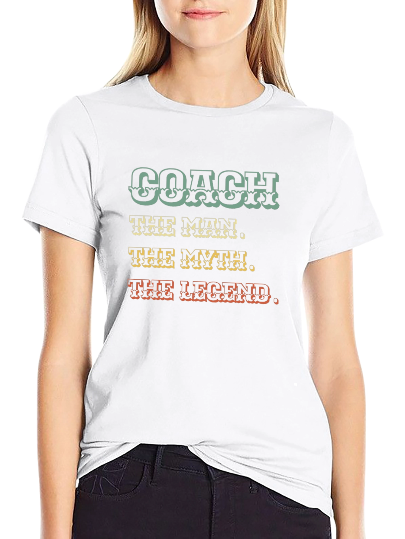 Coach T-Shirt: The Man The Myth The Legend - Gift for Coaches