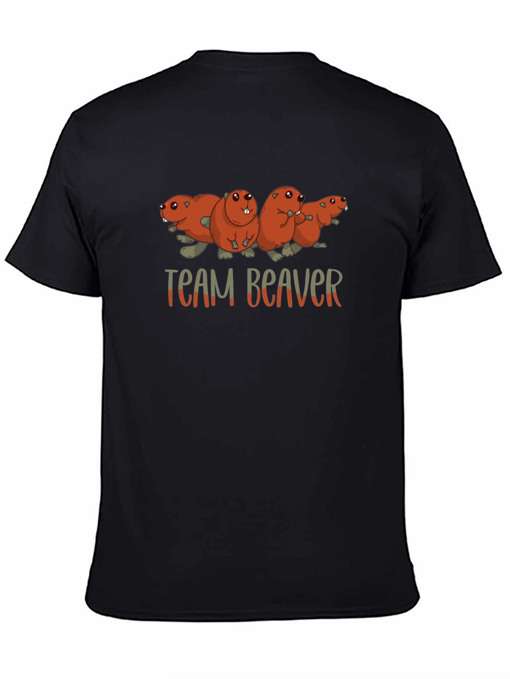 Team Beaver T-Shirt Funny Animal Tee