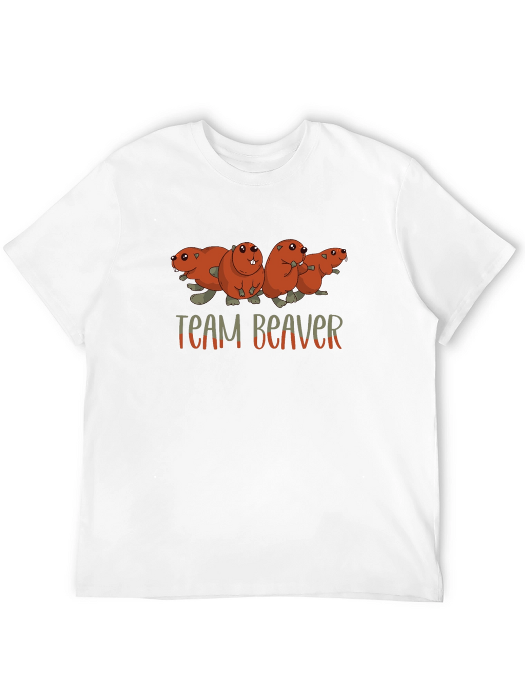 Team Beaver T-Shirt Funny Animal Tee