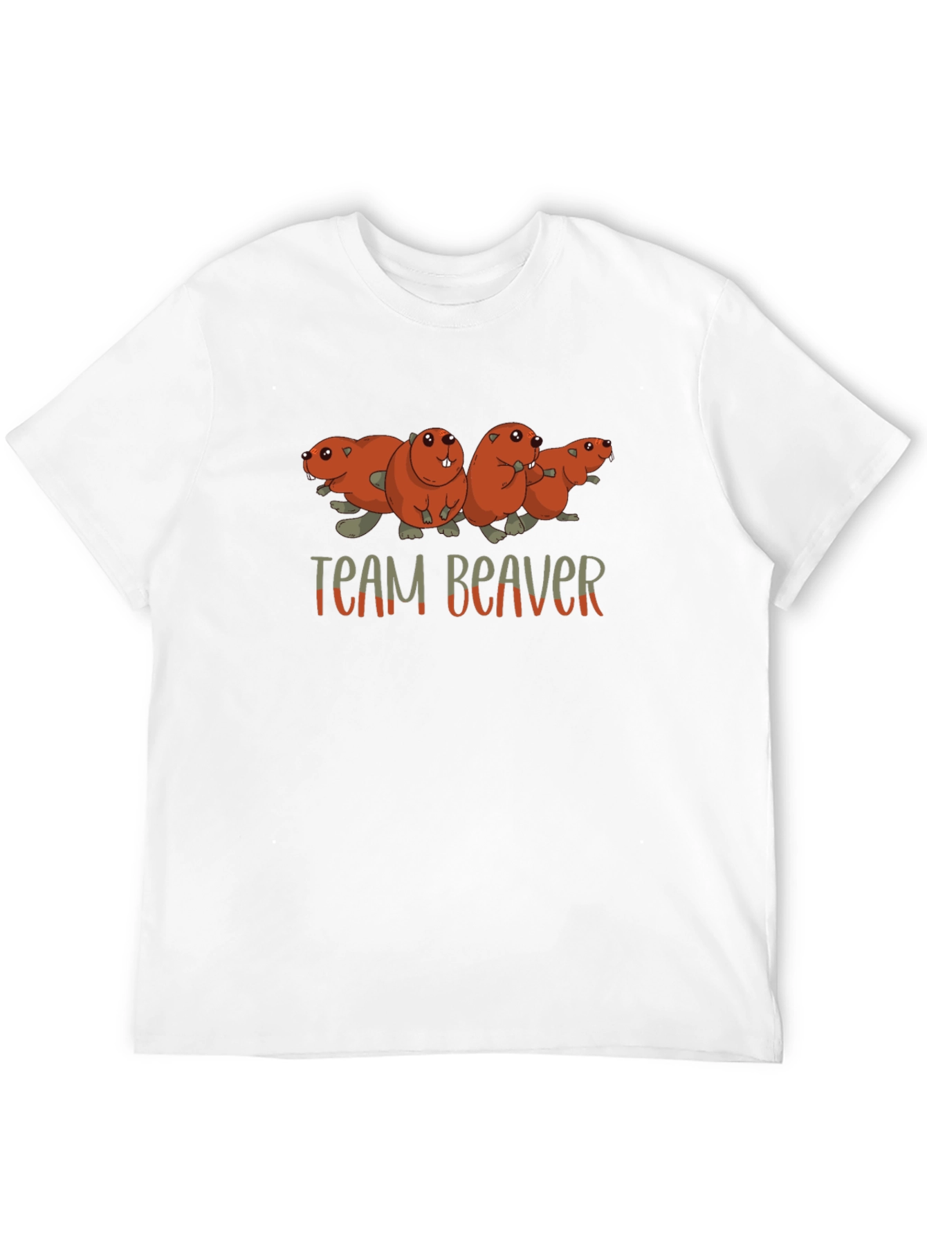 Team Beaver T-Shirt Funny Animal Tee