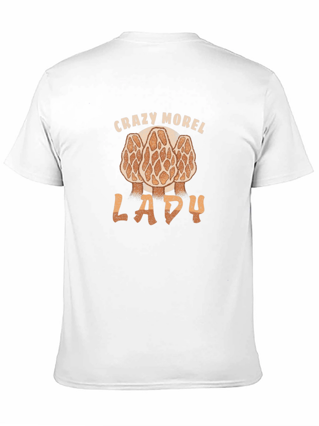 Crazy Morel Lady T-Shirt Funny Mushroom Hunting Shirt