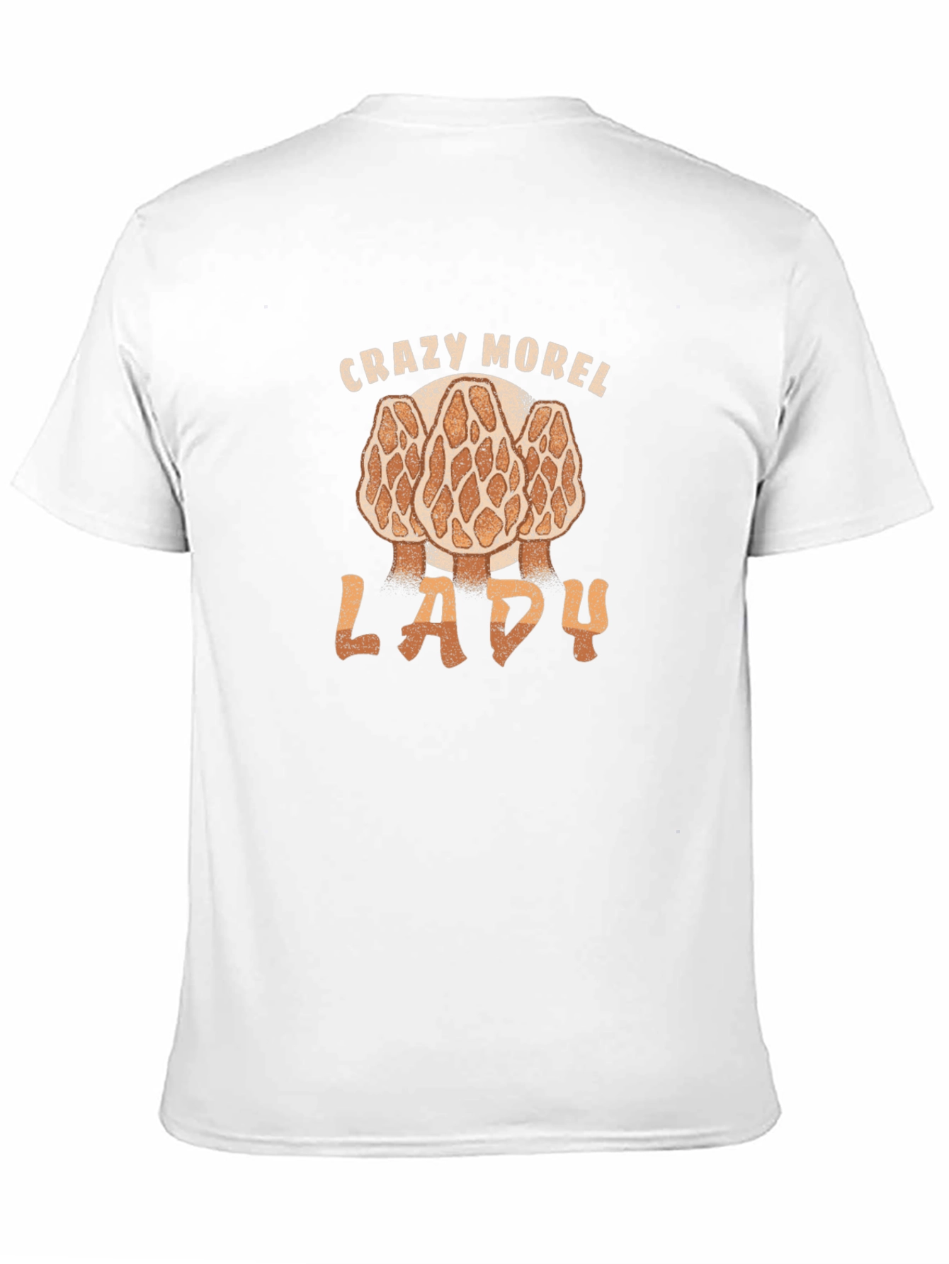 Crazy Morel Lady T-Shirt Funny Mushroom Hunting Shirt