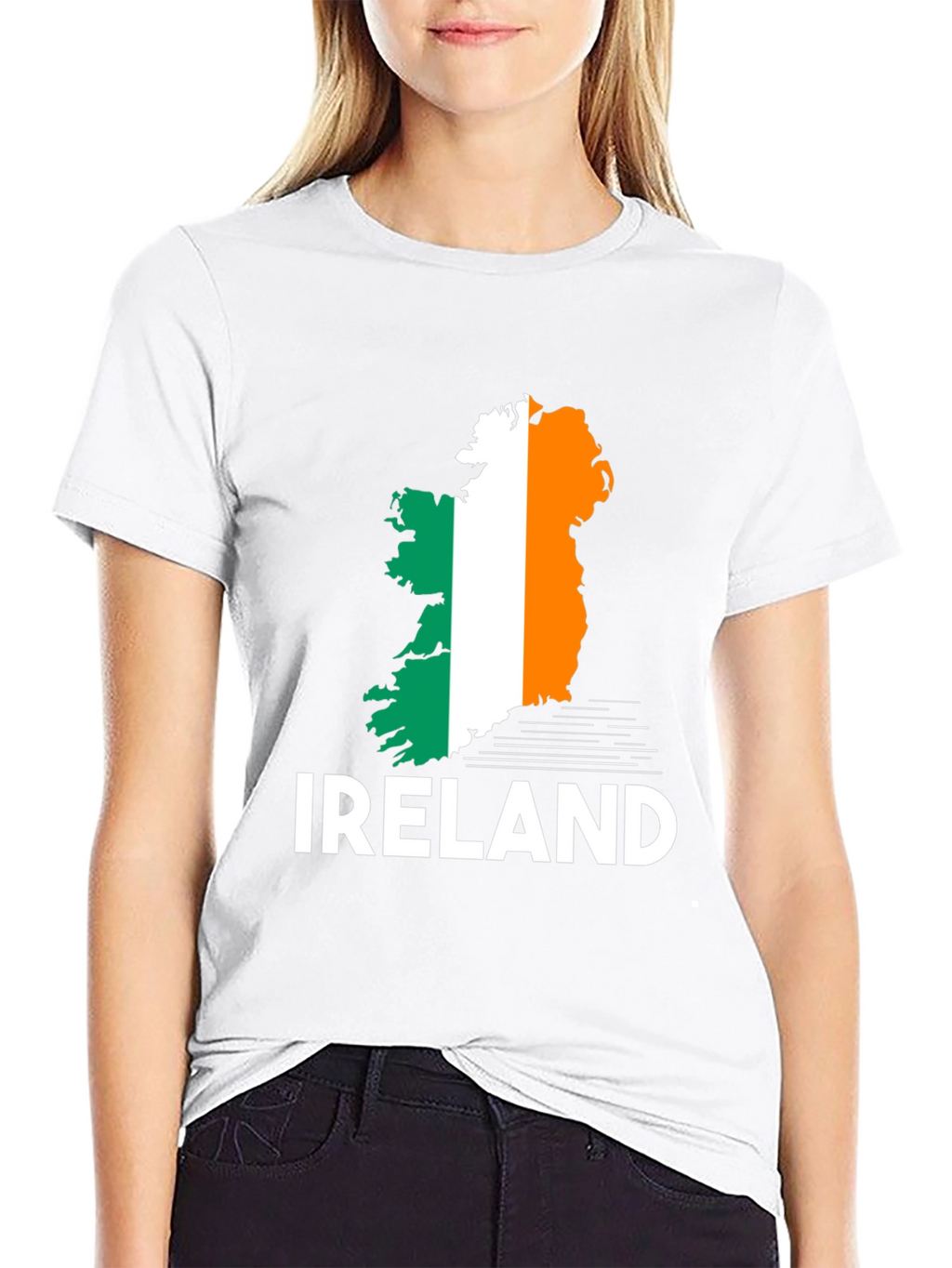 Ireland Flag Map T-Shirt - Irish Pride