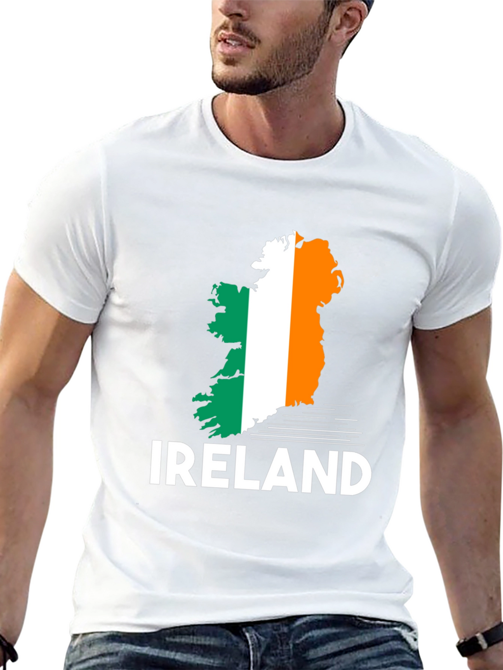 Ireland Flag Map T-Shirt - Irish Pride