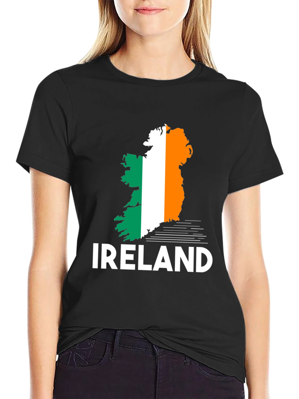 Ireland Flag Map T-Shirt - Irish Pride